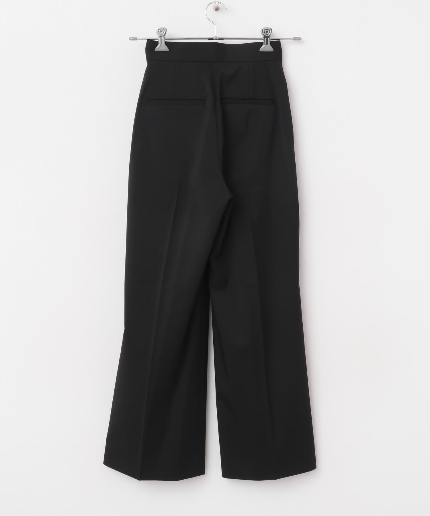 ハイウエストワイドスラックス BLACK 34