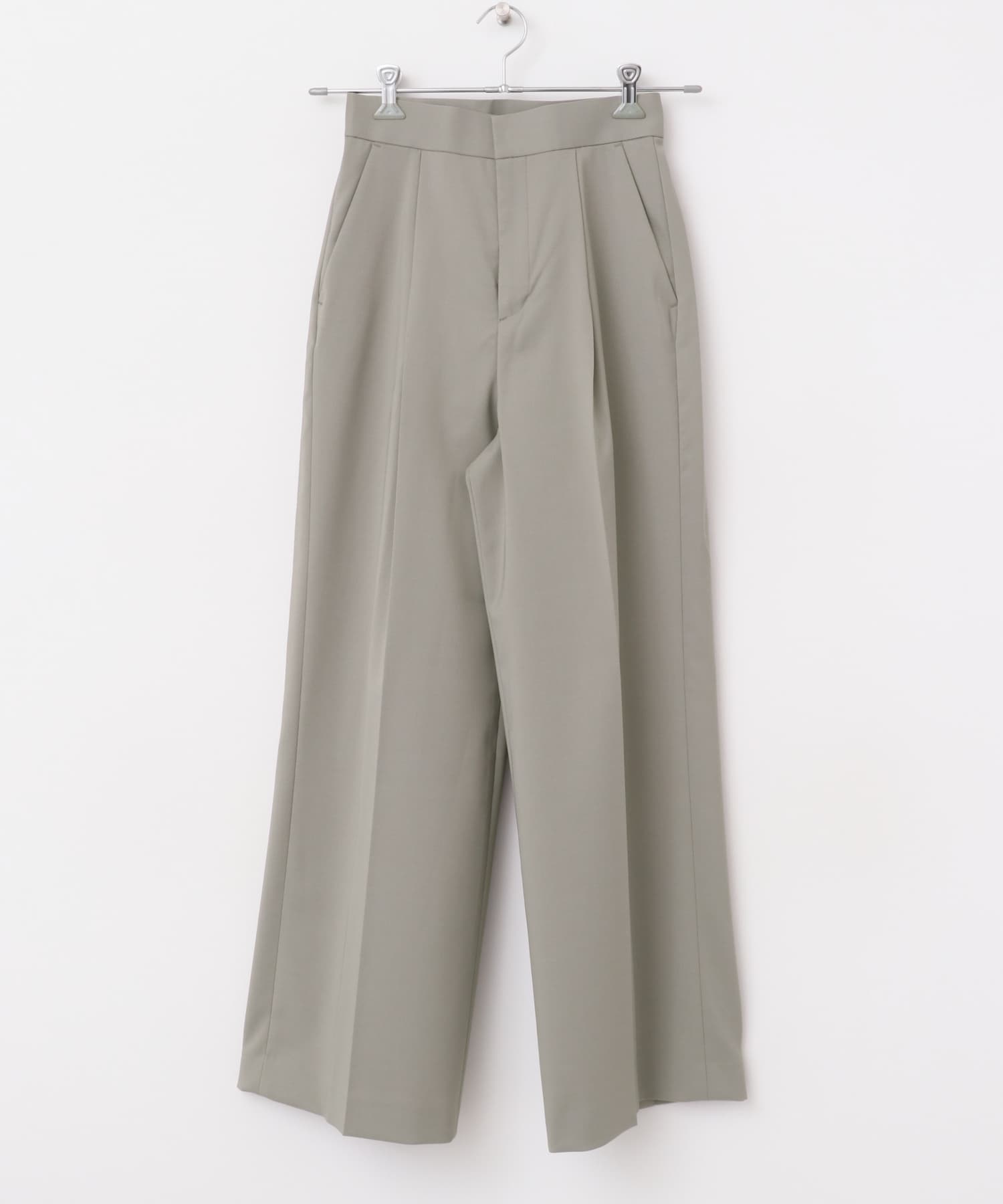 ハイウエストワイドスラックス GRAY 34