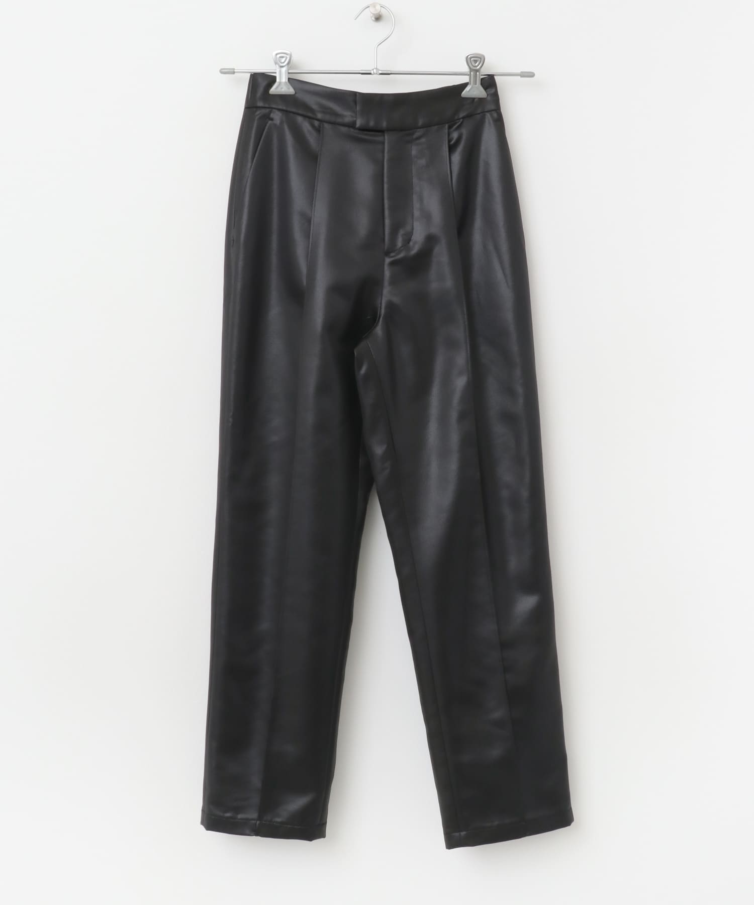 レザーライクパンツ BLACK 36