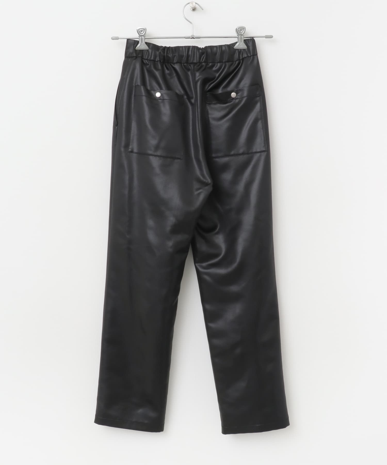 レザーライクパンツ BLACK 36