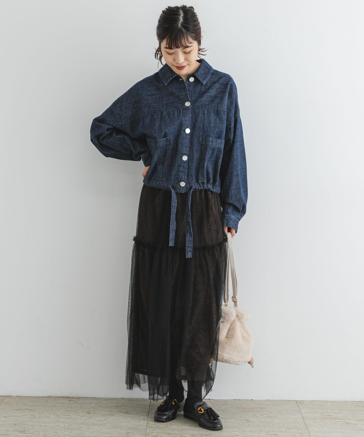 身長：163cm サイズ：FREE