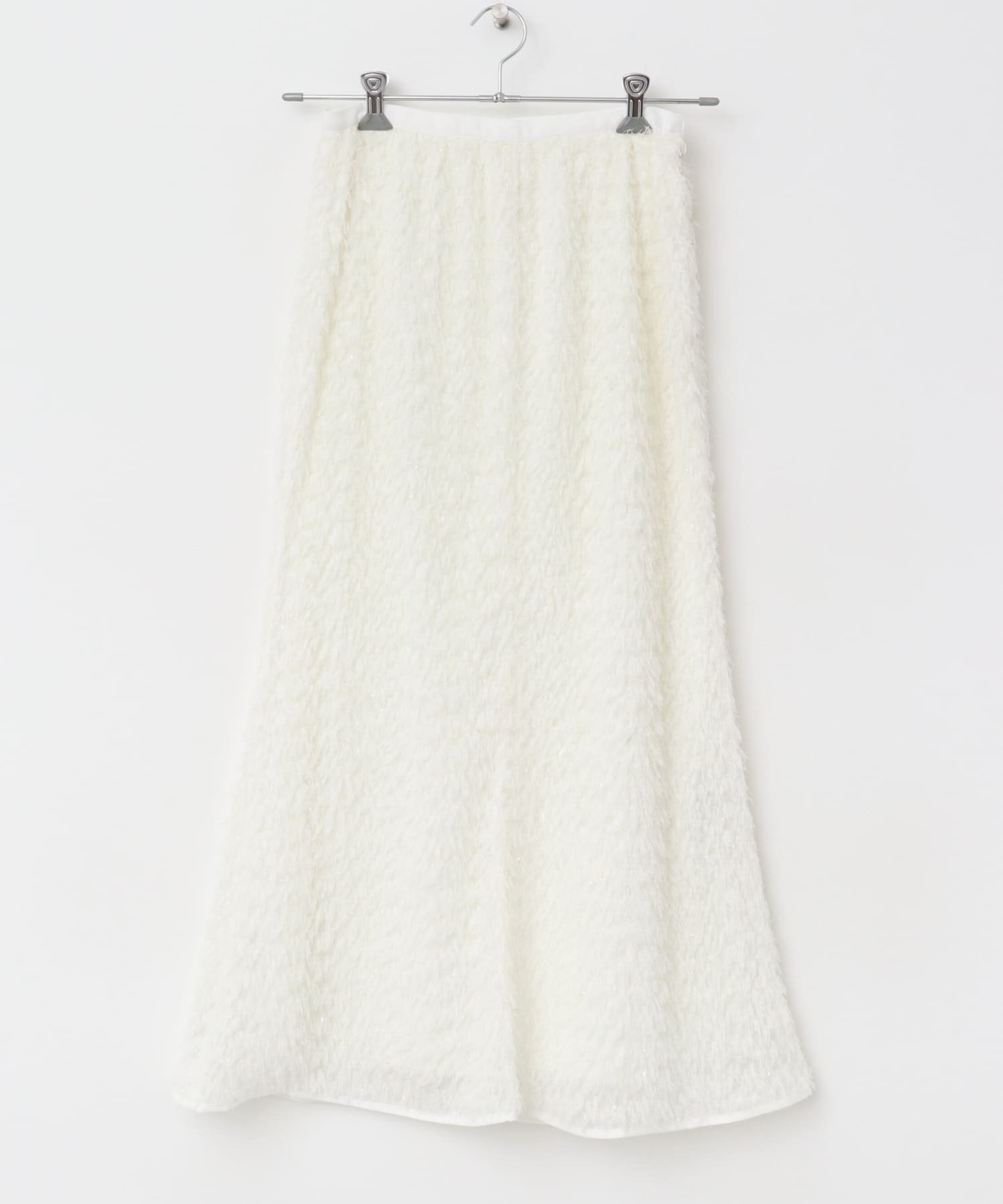 ラメカットジャガードスカート OFF WHITE 36