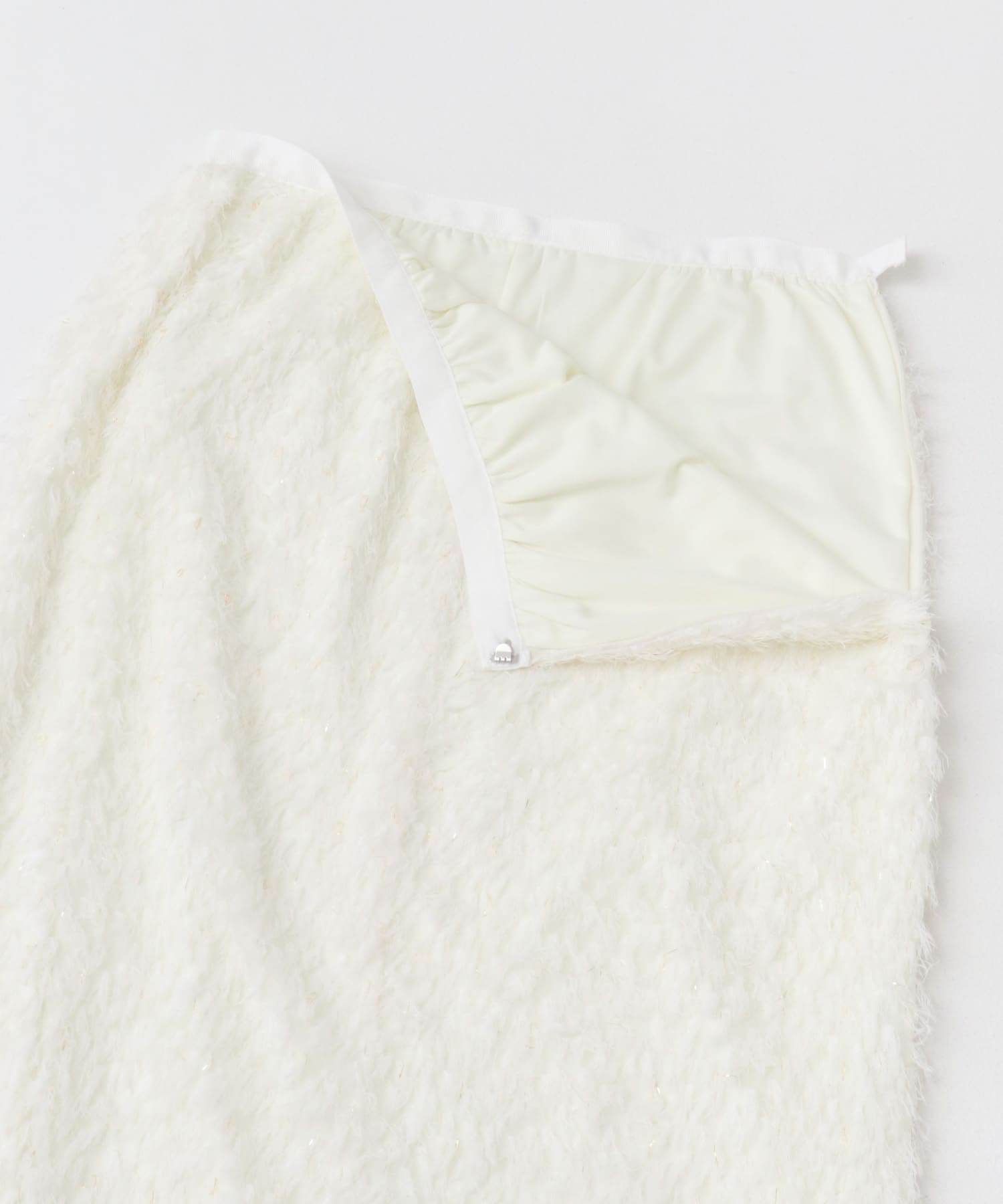 ラメカットジャガードスカート OFF WHITE 36
