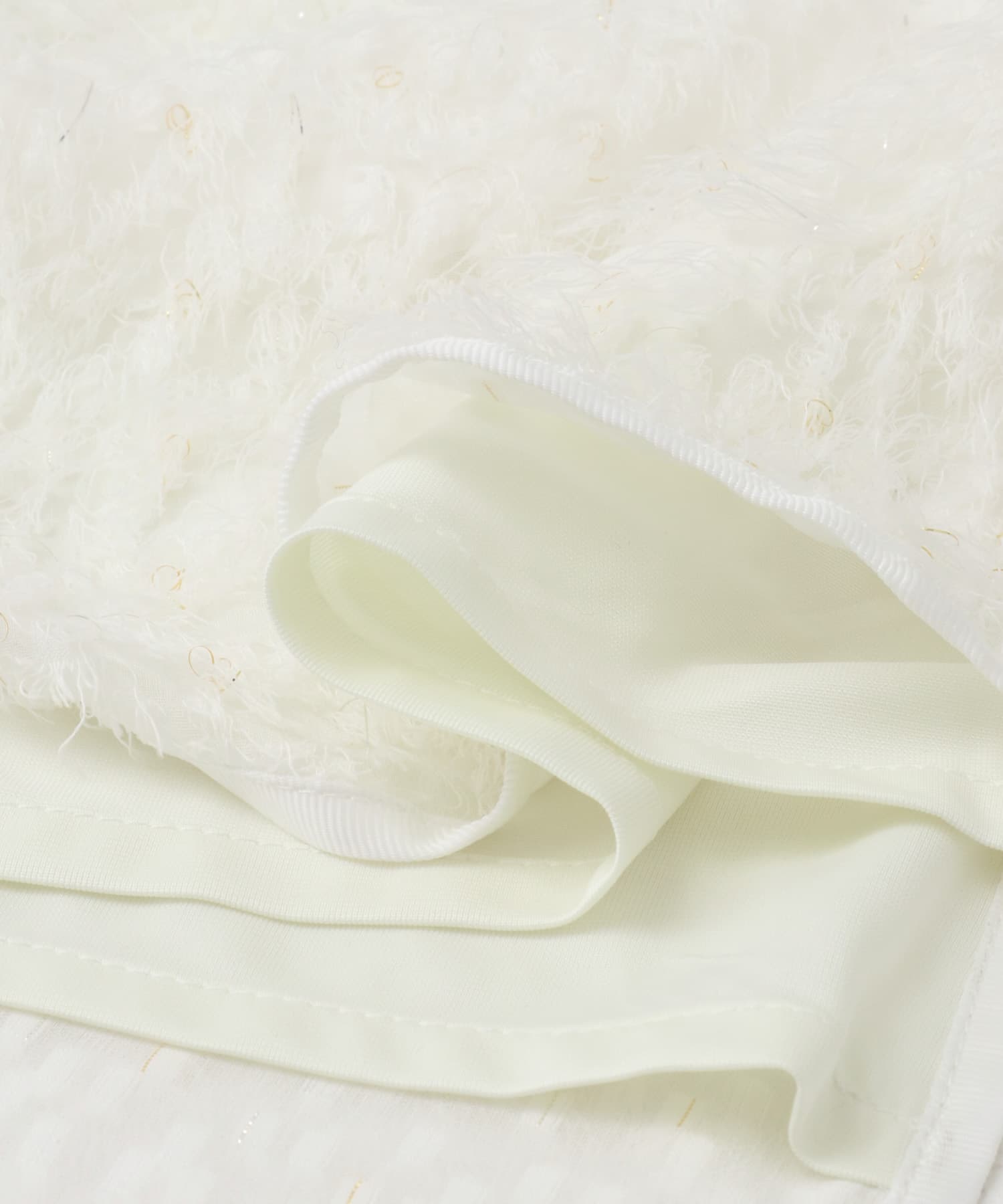 ラメカットジャガードスカート OFF WHITE 36