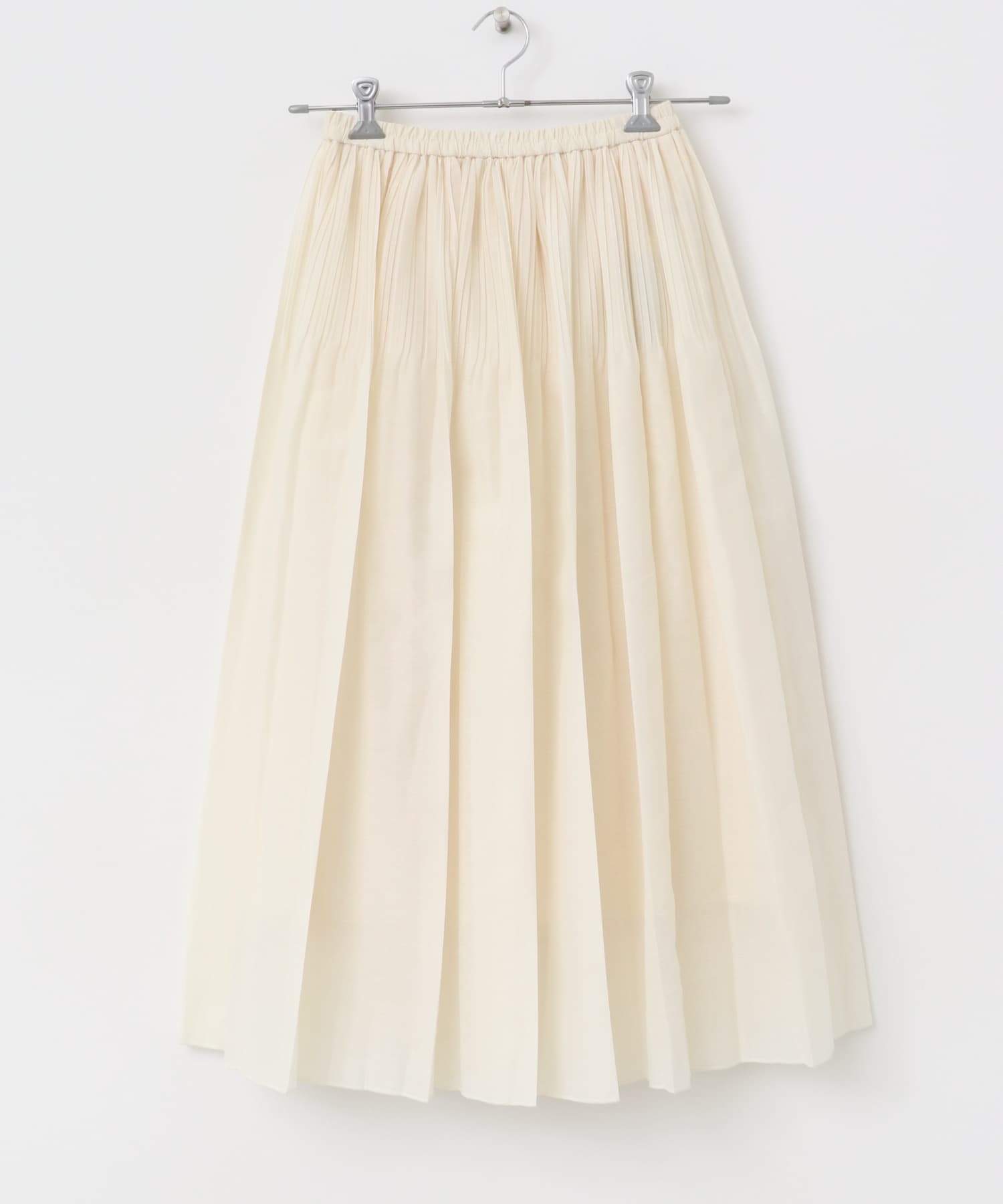 オーガンジープリーツスカート OFF WHITE FREE