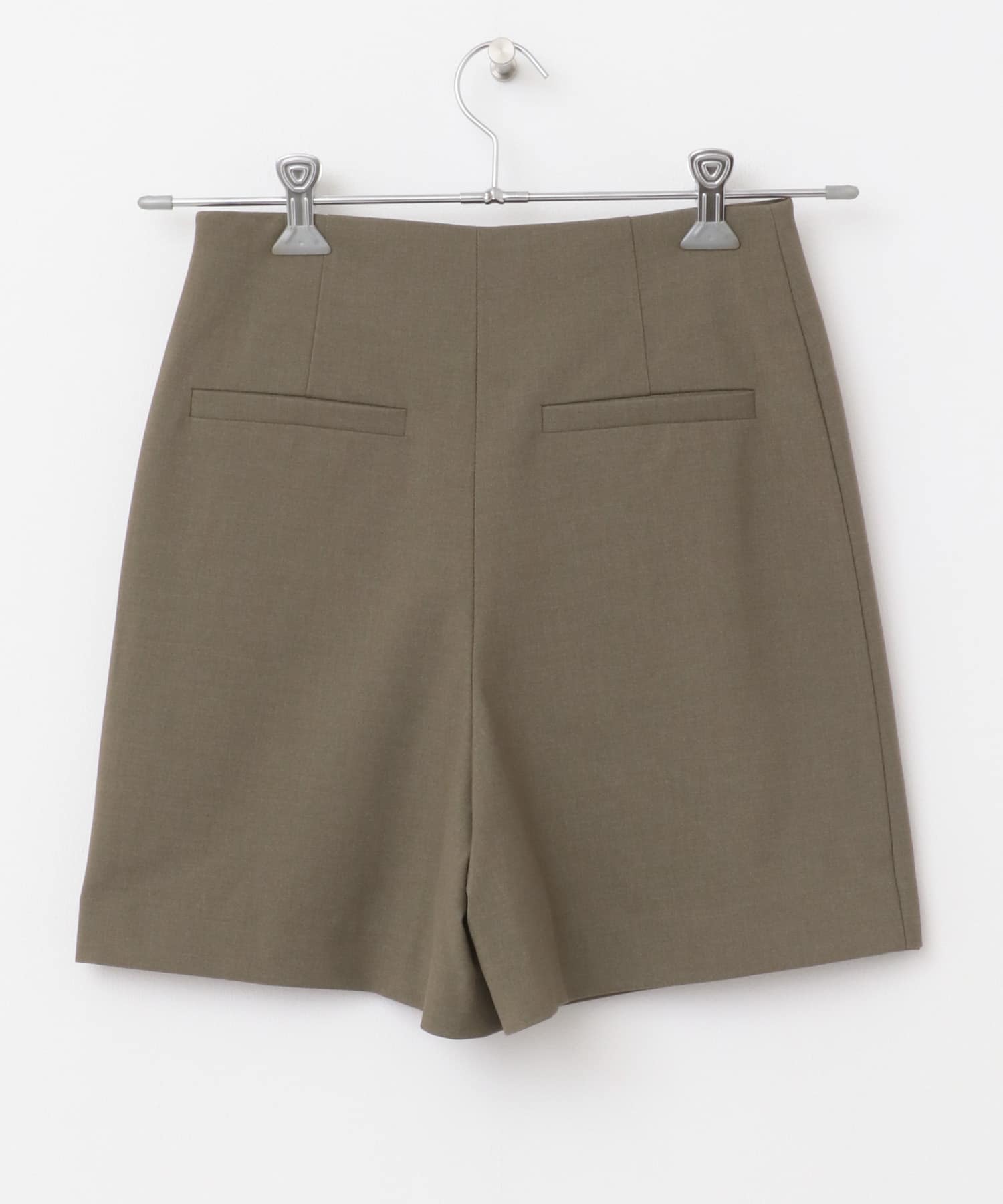 ウールライクスリットミニスコート MOCHA 36