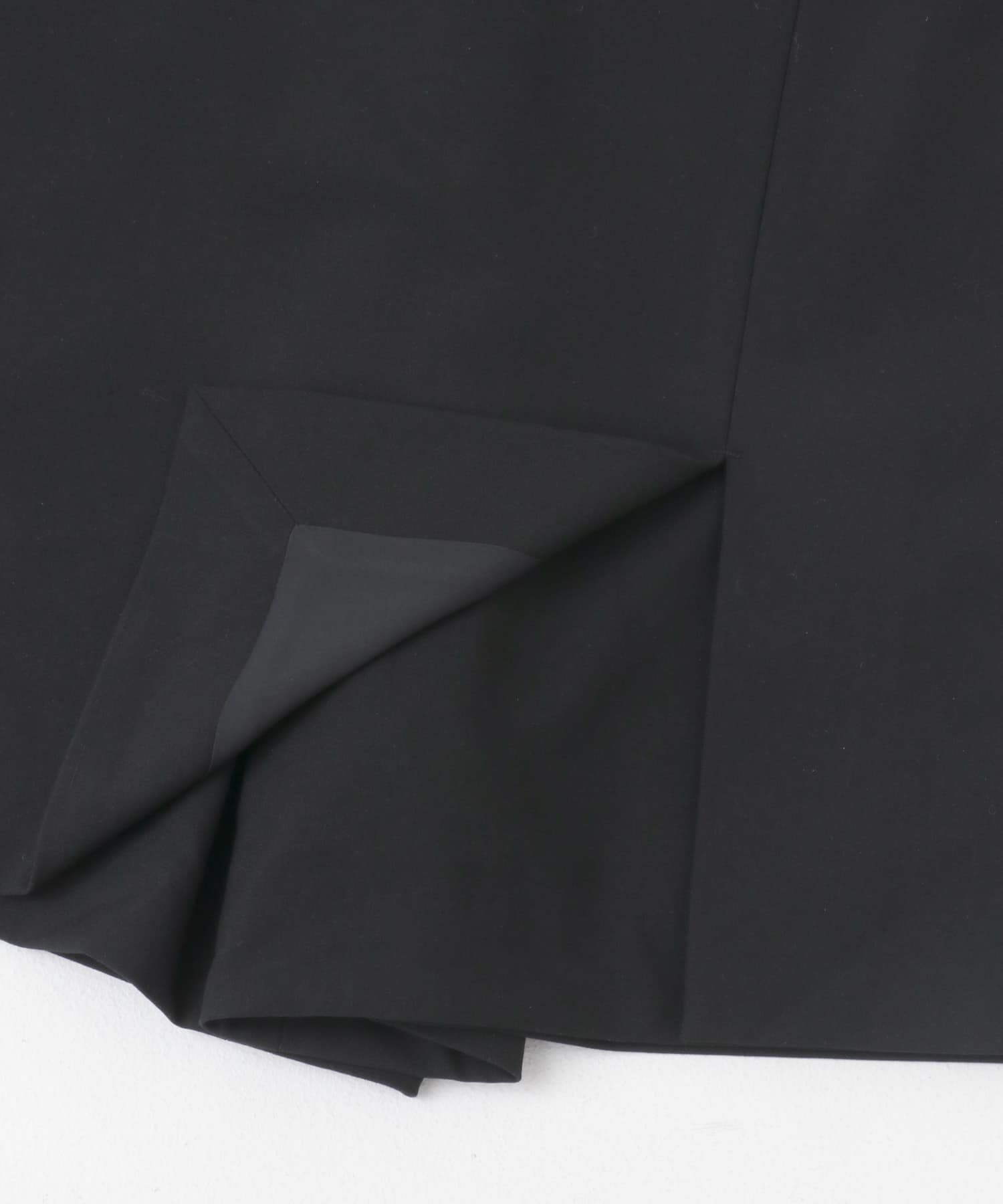 ウールライクスリットミニスコート BLACK 36