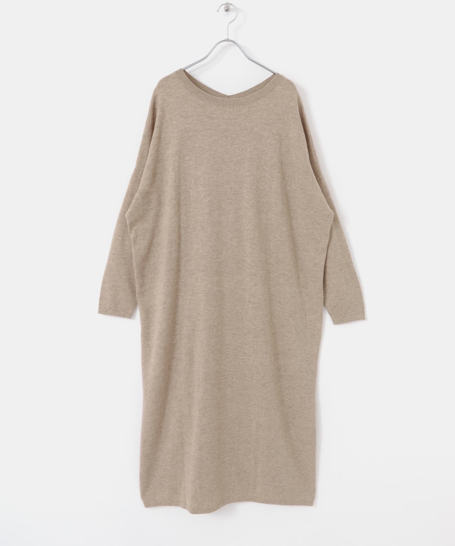 カシミヤ混2WAYニットワンピース(FREE D/NAVY): ワンピース