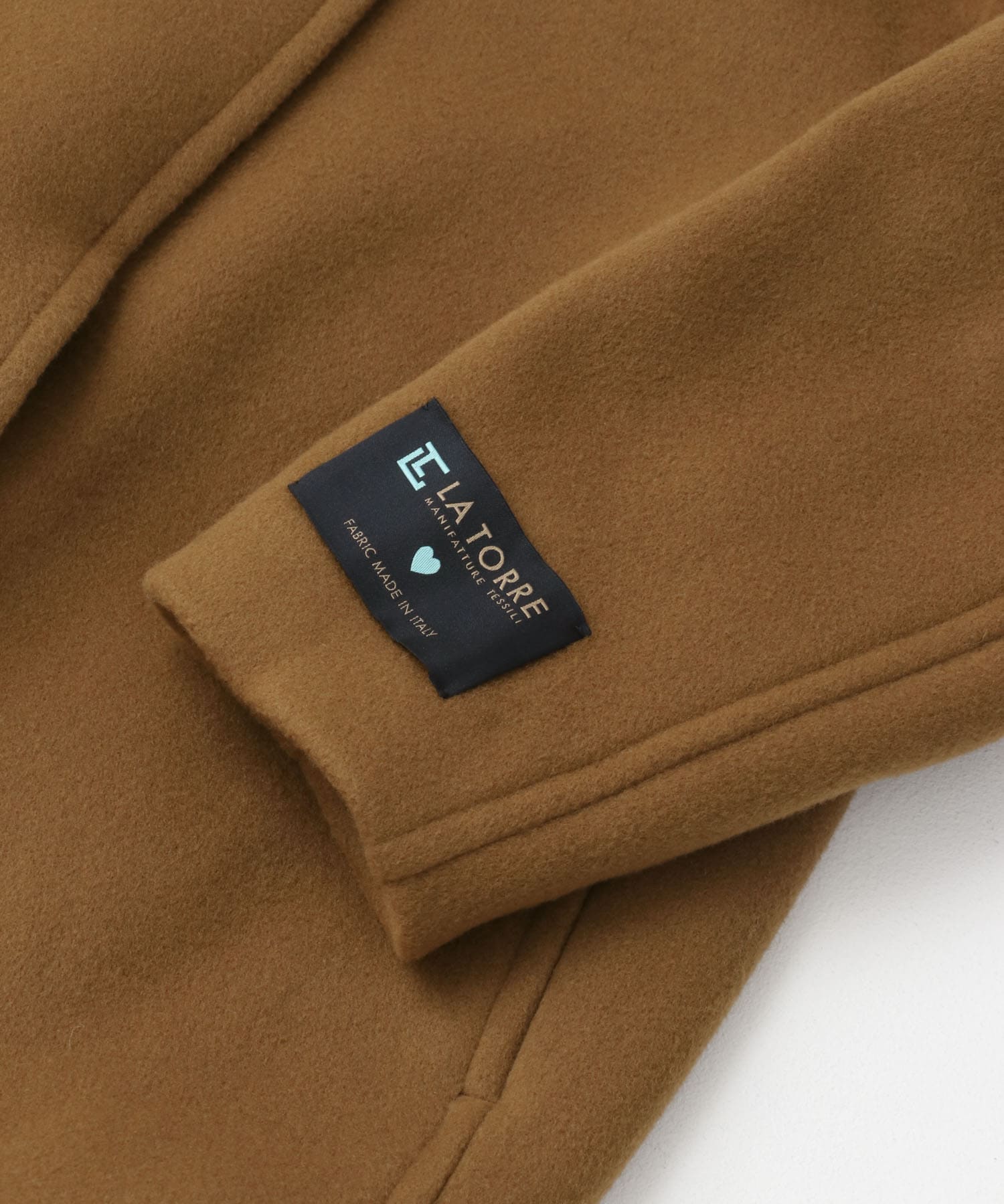 LaTorreノーカラーコート camel FREE