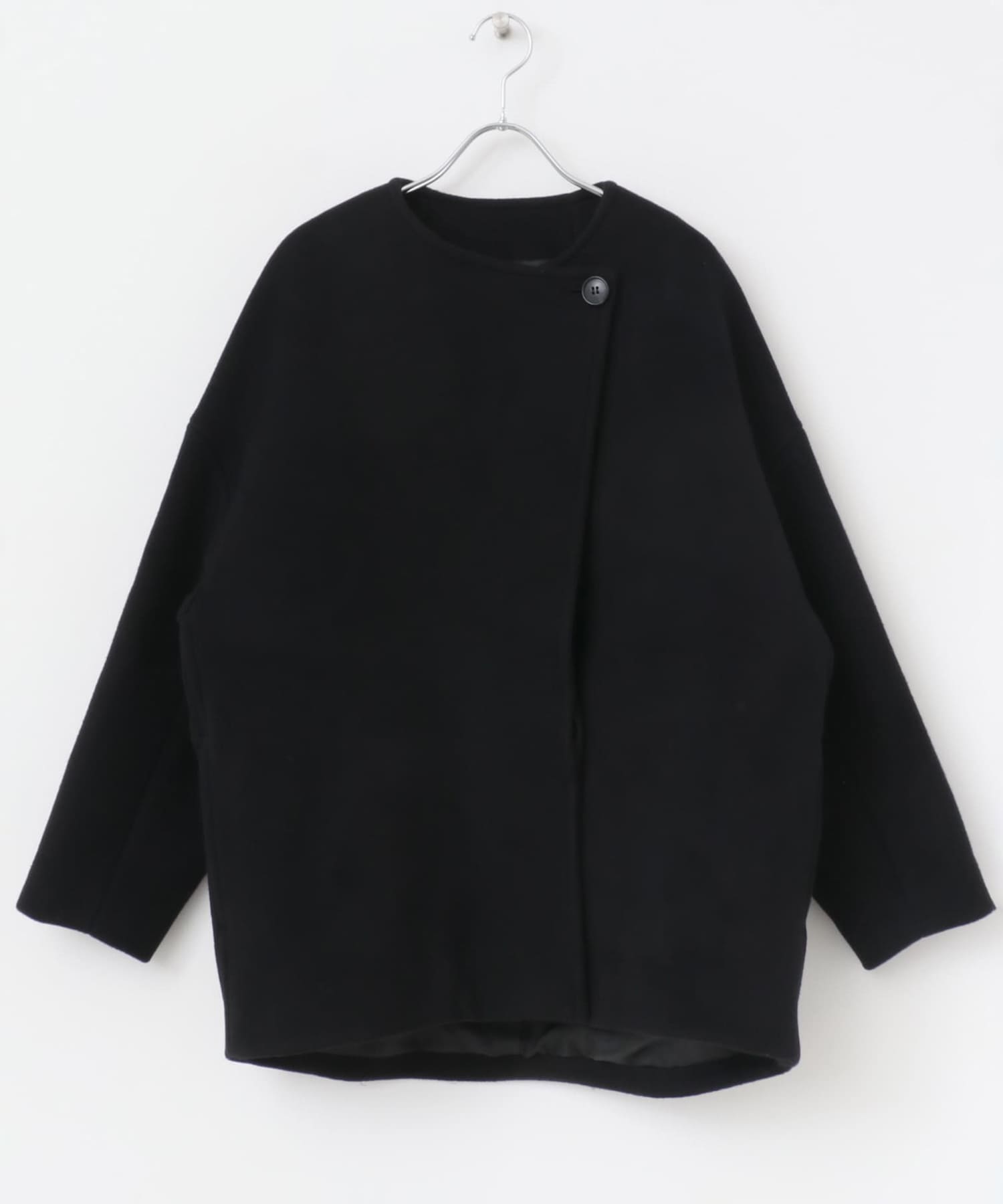 LaTorreノーカラーコート black FREE