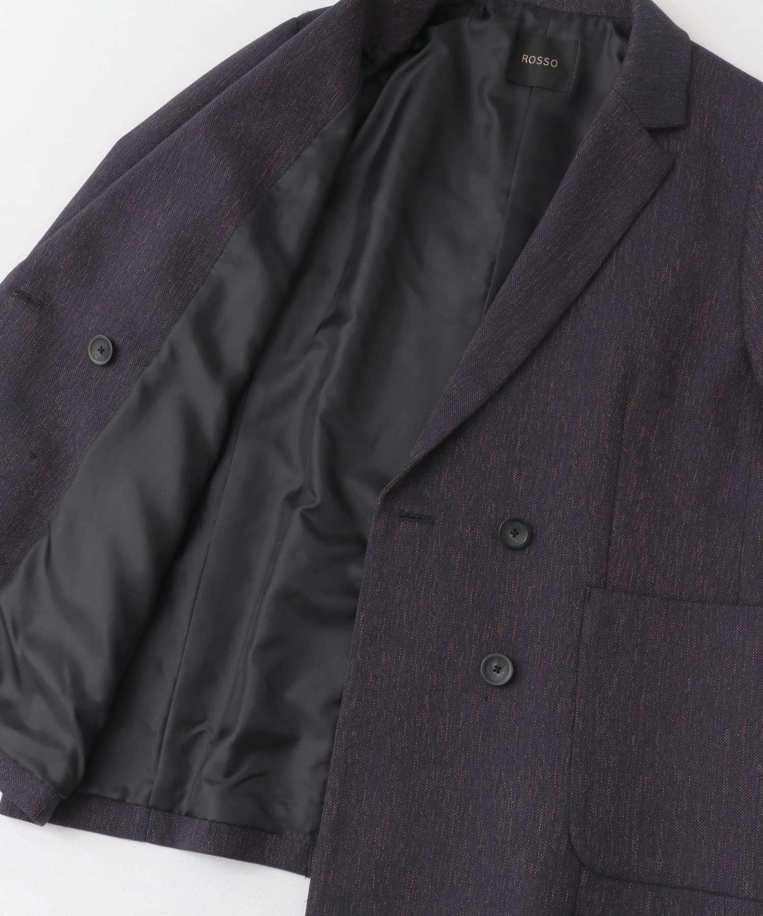 ツイードオーバージャケット navy 36