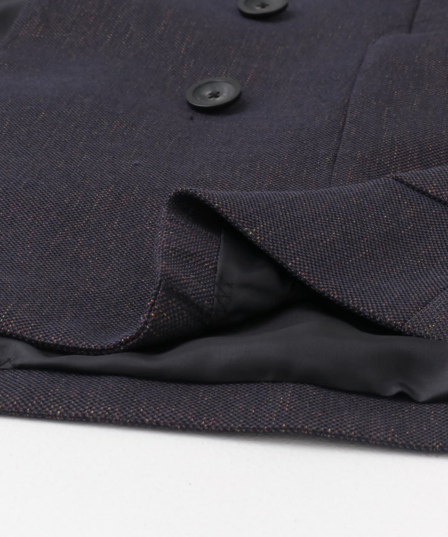 ツイードオーバージャケット navy 36