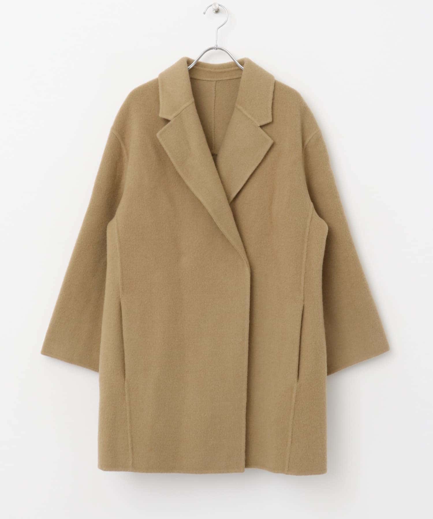 ウールカシミヤリバーチェスターコート BEIGE FREE