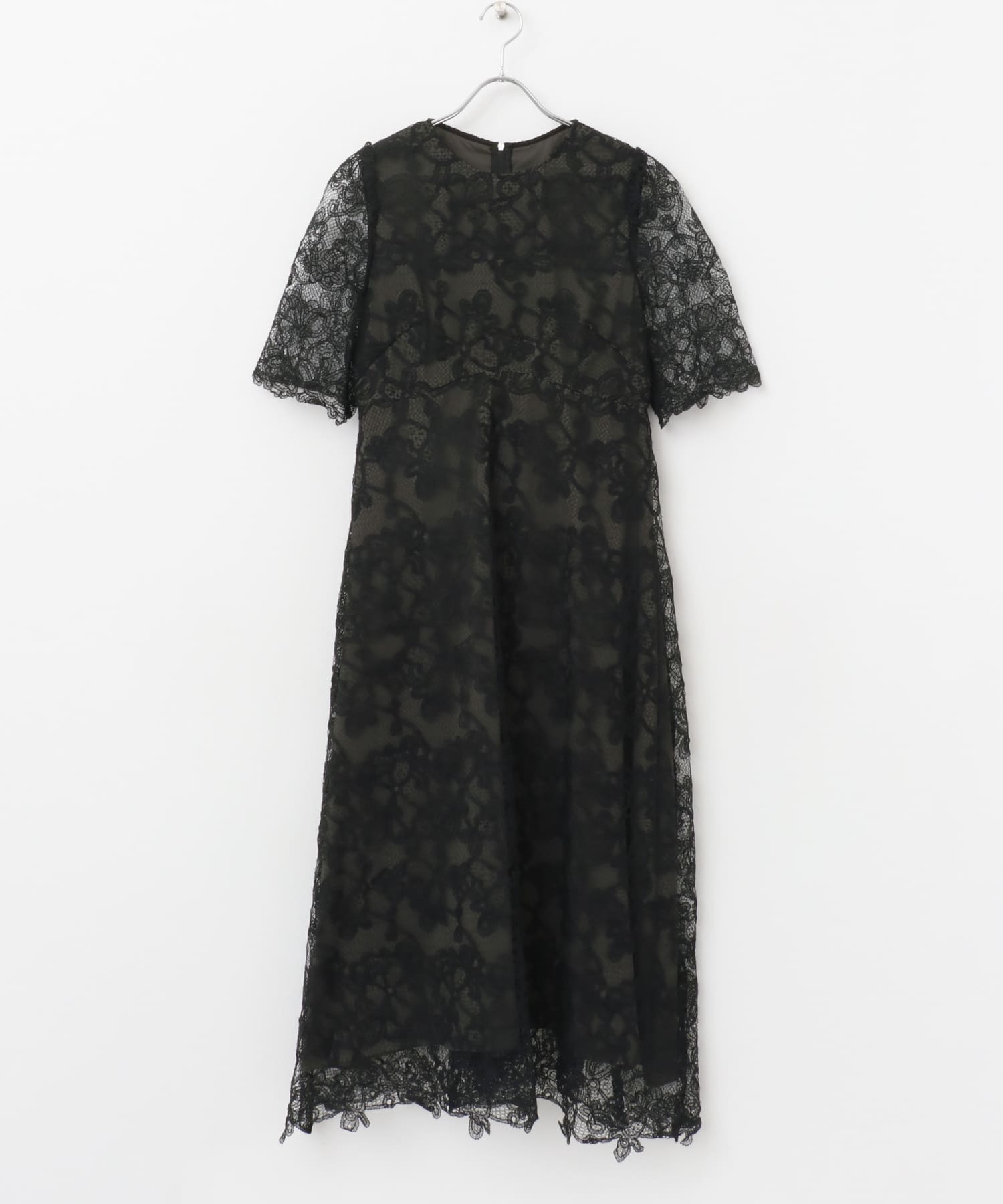 エンブロイダリーレースドレス black FREE