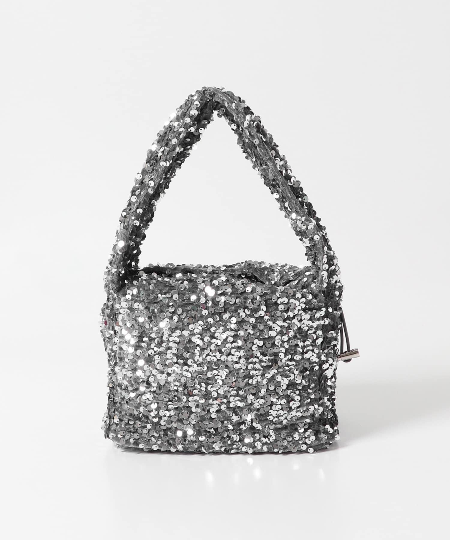 2WAYグリッターバッグ SILVER -