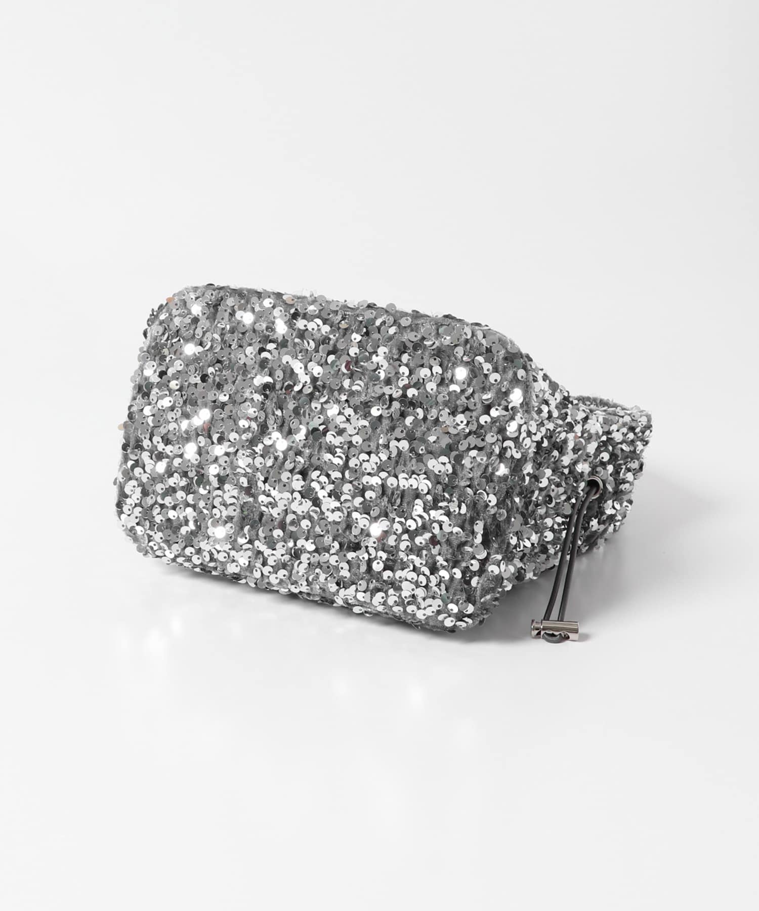 2WAYグリッターバッグ SILVER -