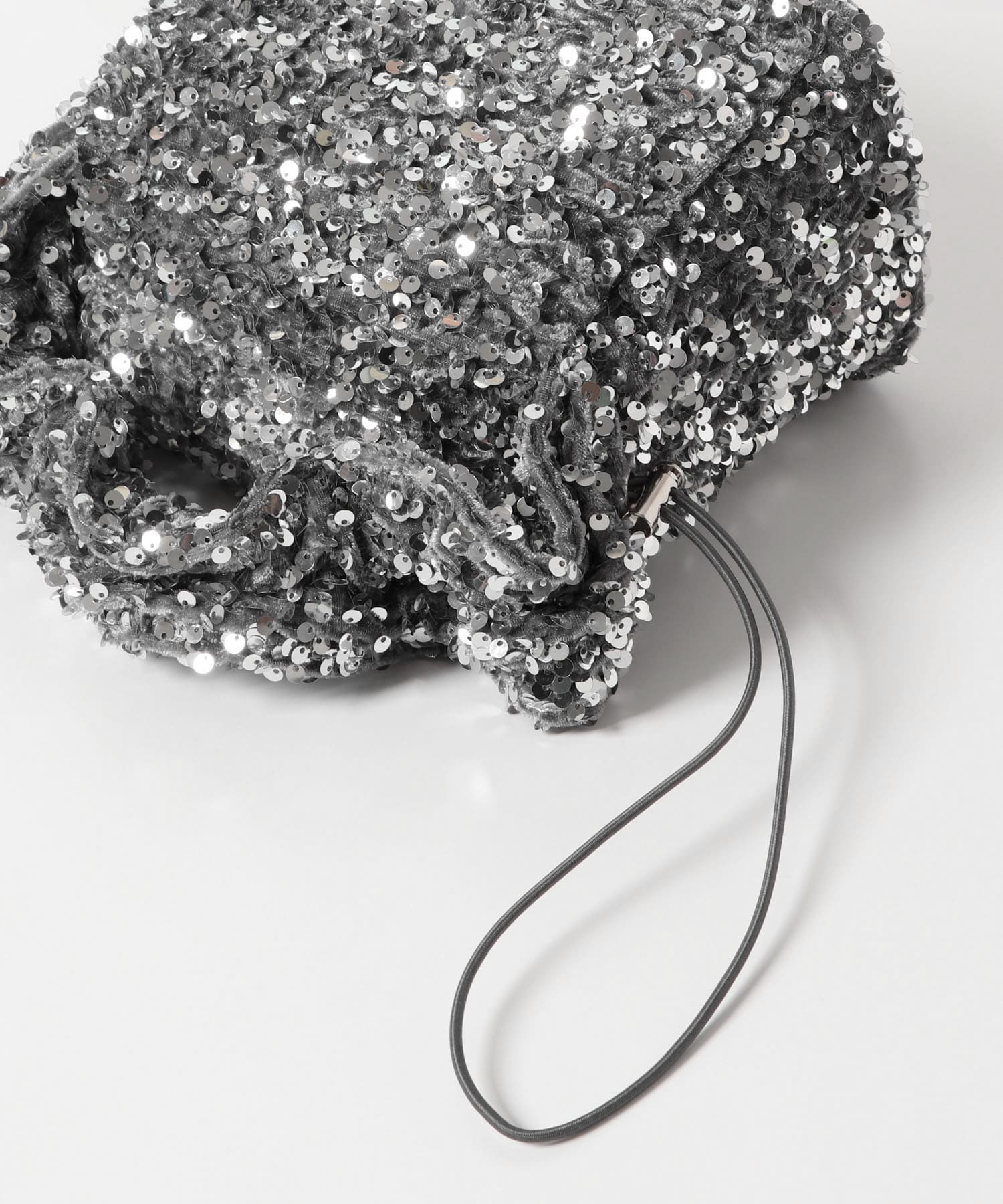 2WAYグリッターバッグ SILVER -