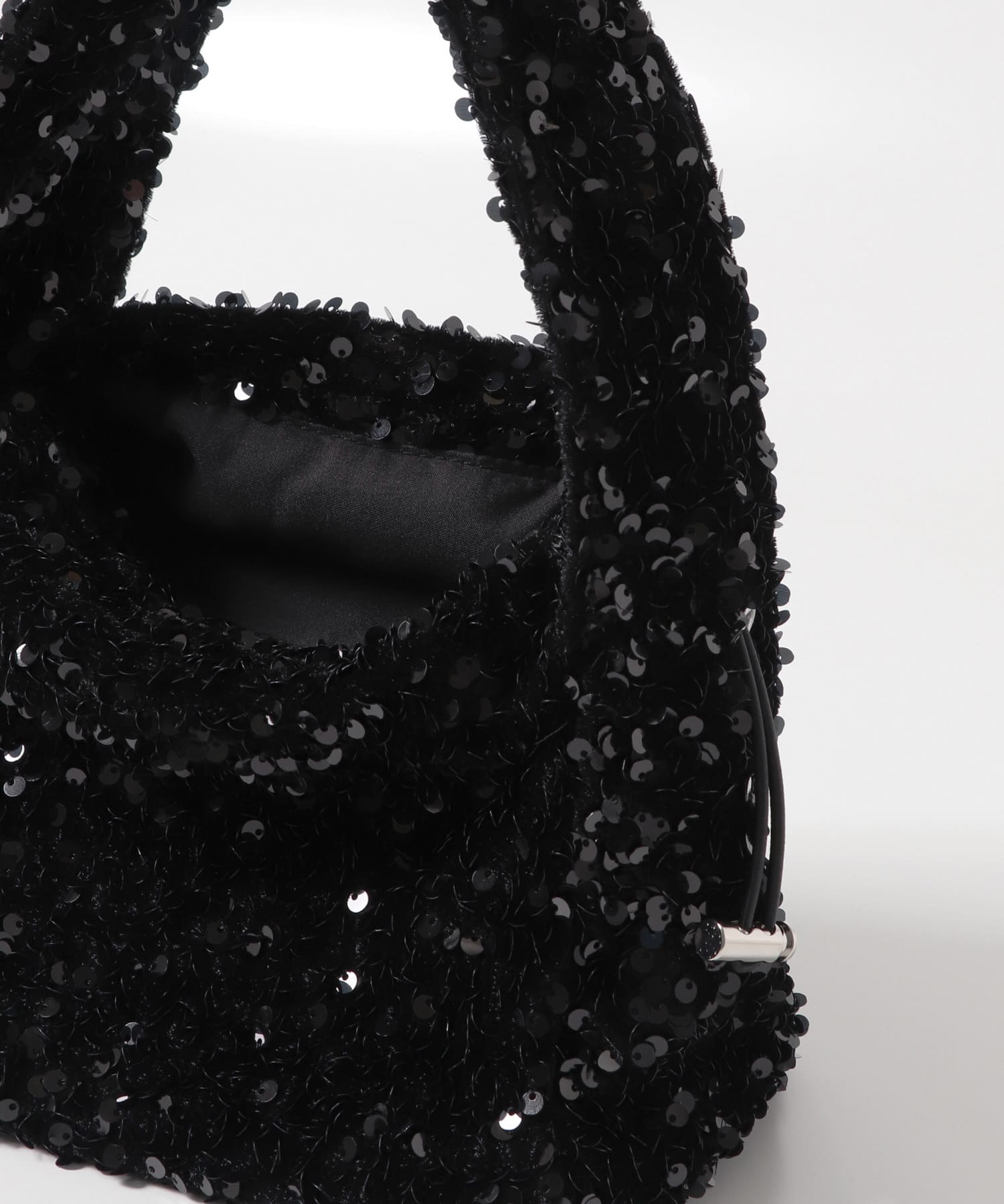 2WAYグリッターバッグ BLACK -