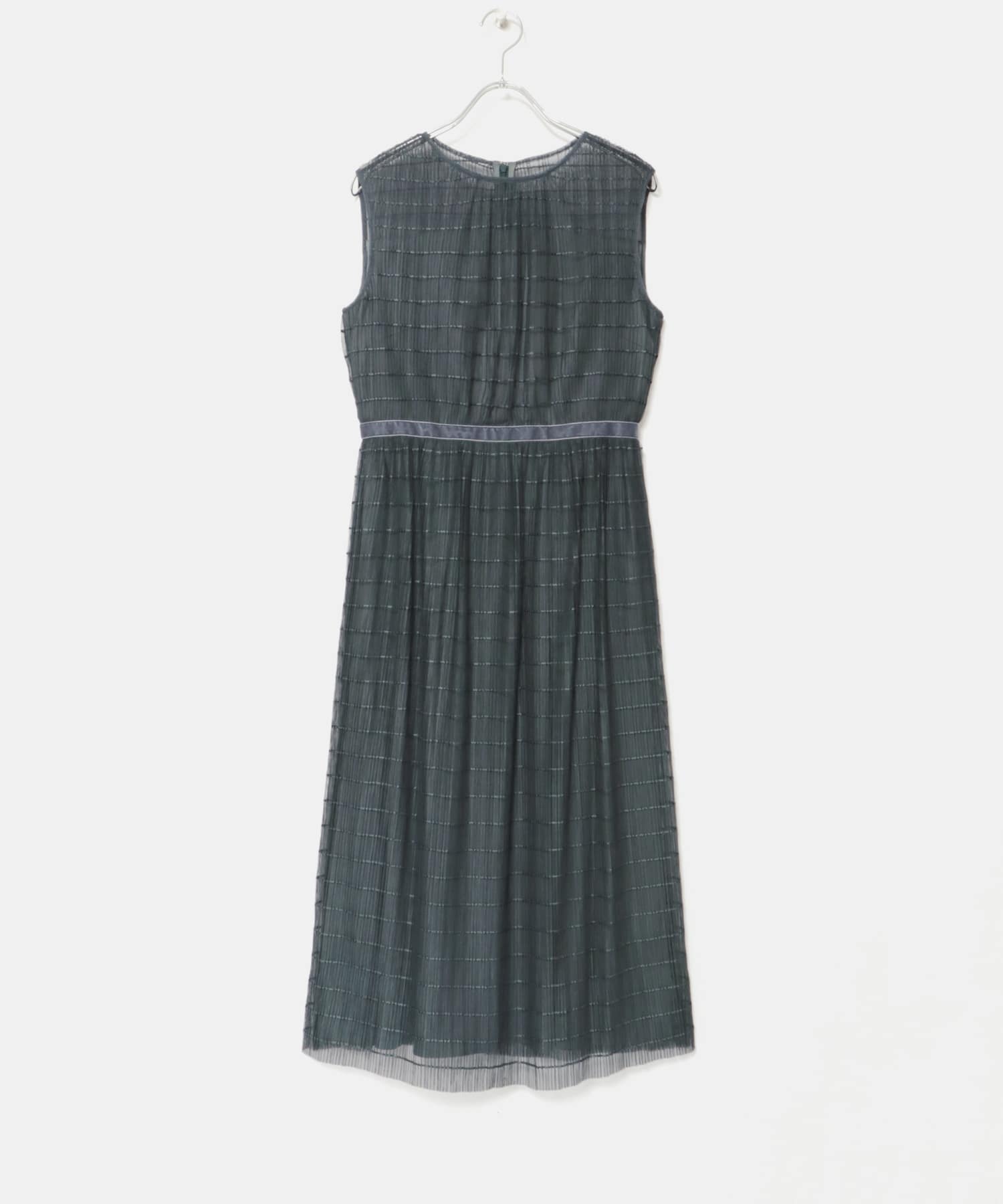 ボーダーチュールドレス G/CHARCOAL FREE