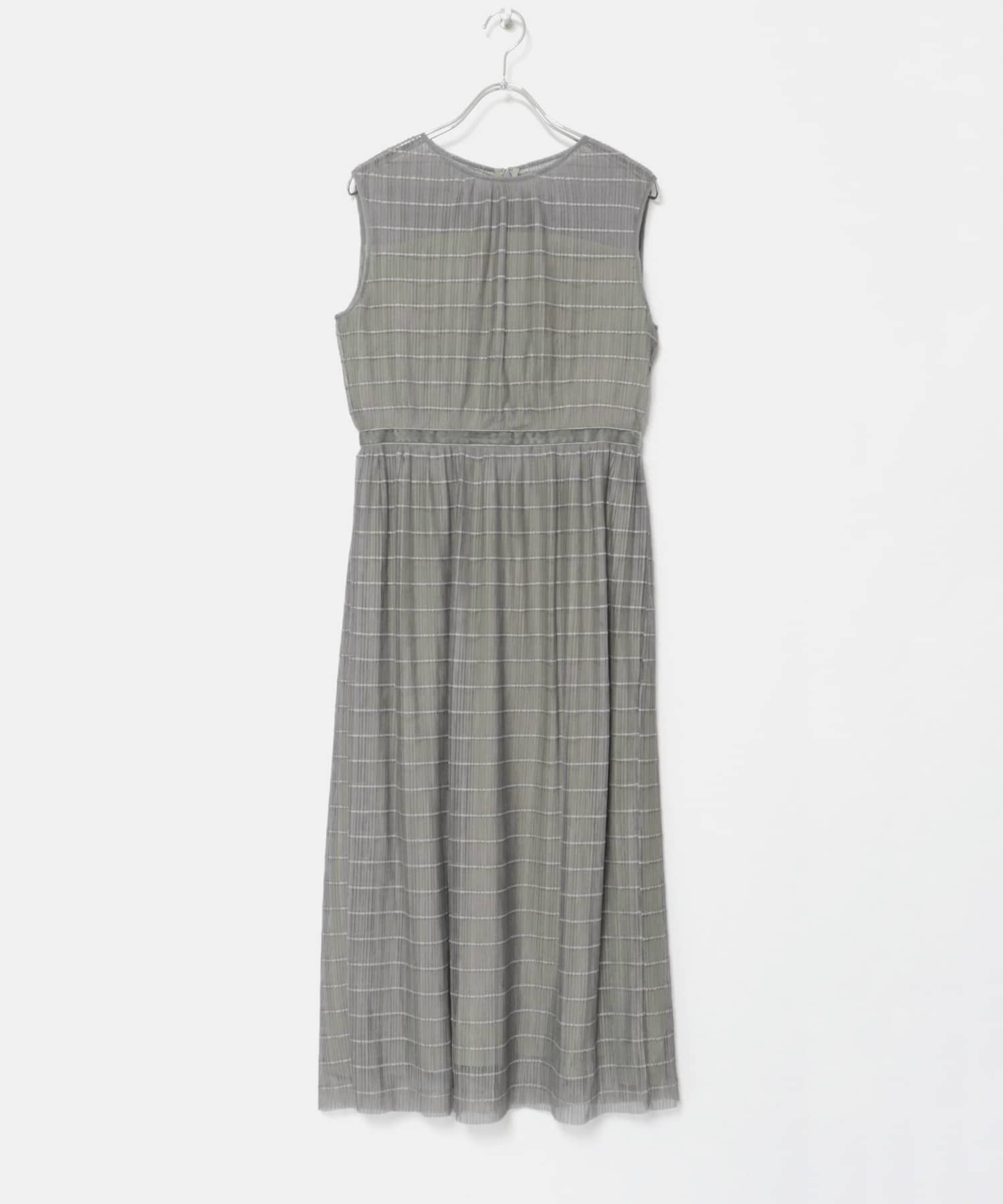 ボーダーチュールドレス GRAY FREE