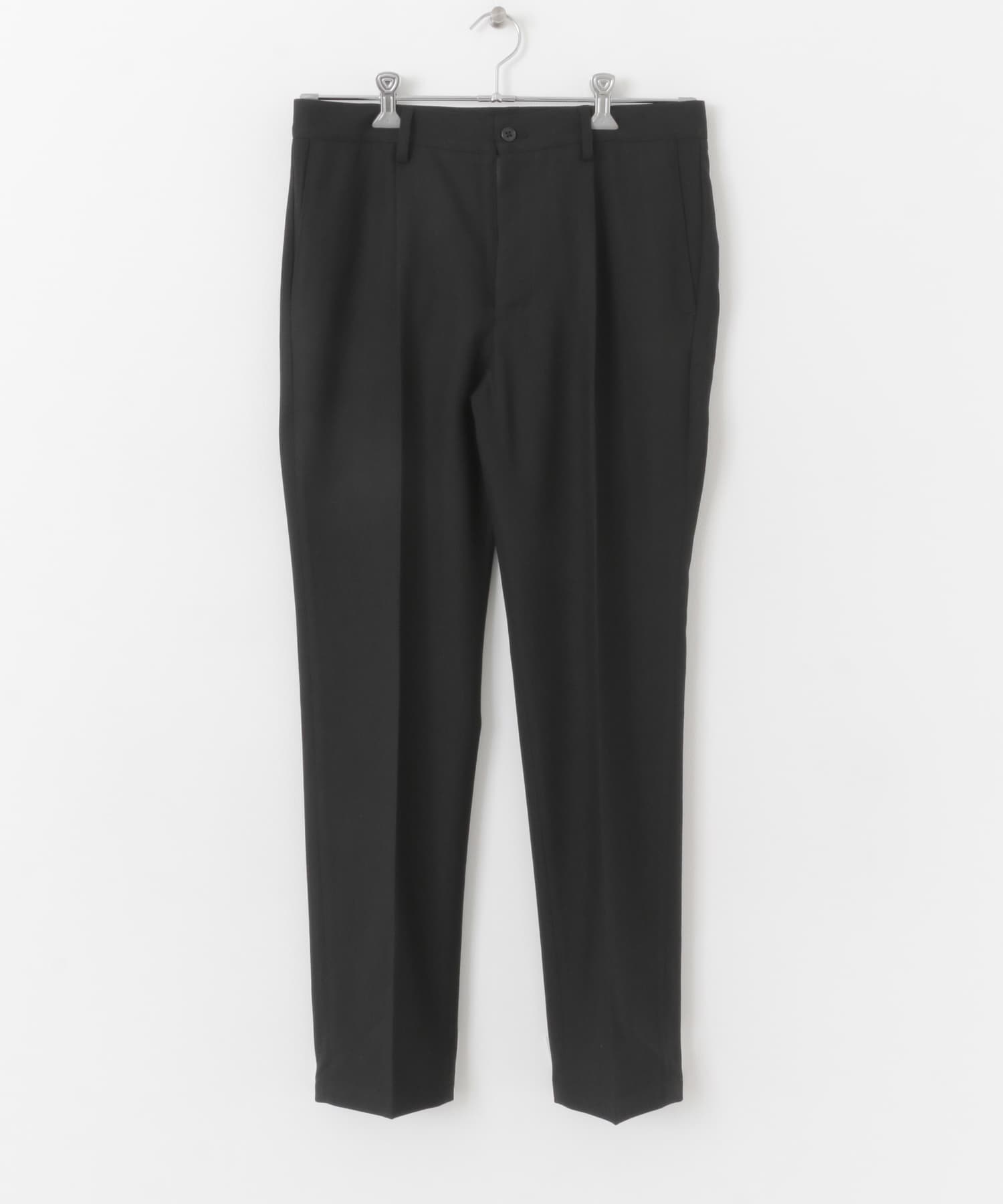 『セットアップ対応』『XLサイズあり』カルゼストレッチスラックス BLACK M