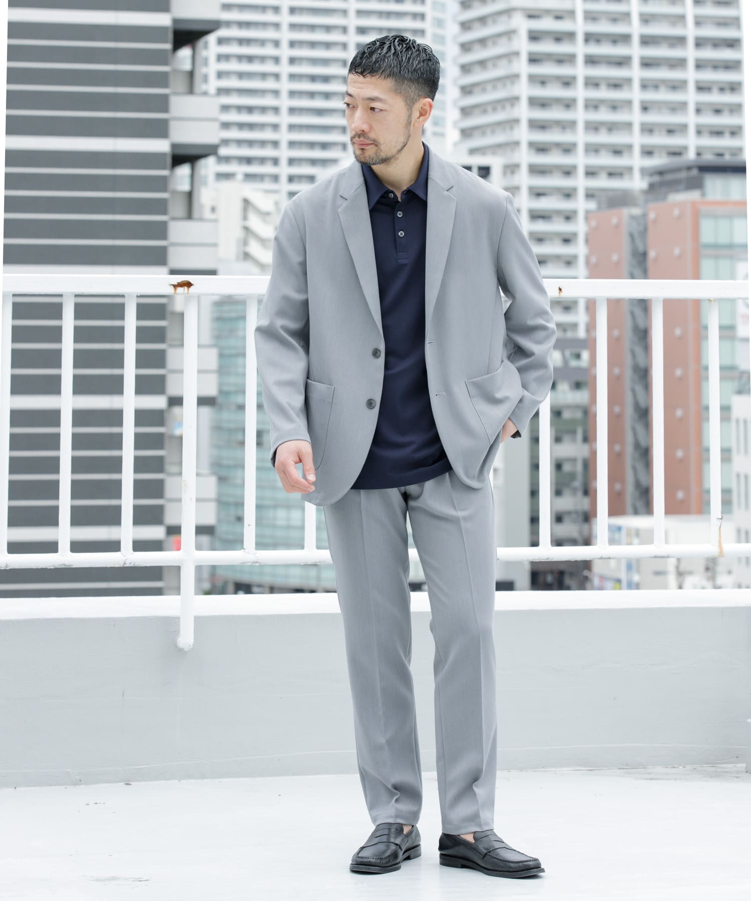 身長：173cm サイズ：L