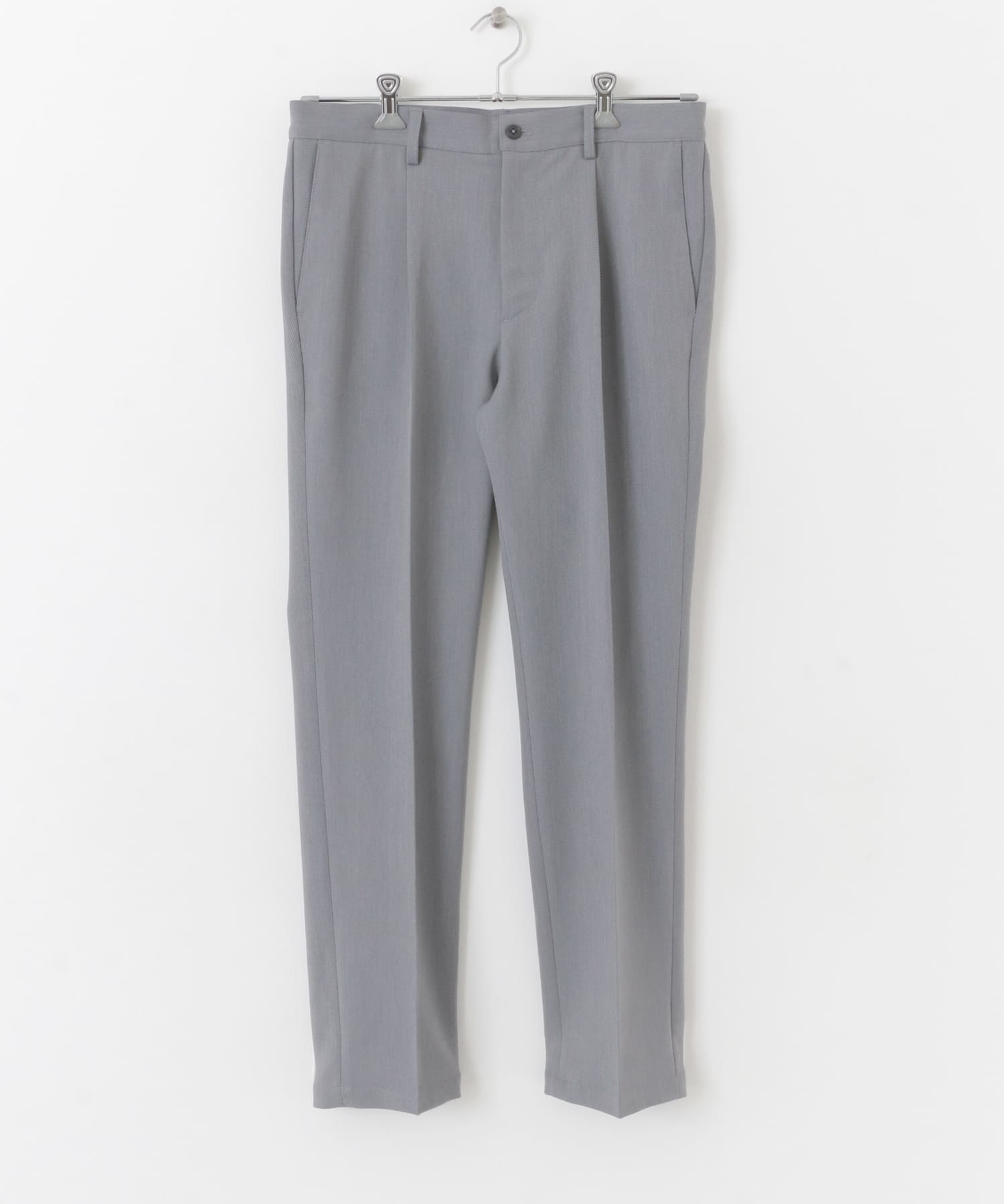『セットアップ対応』『XLサイズあり』カルゼストレッチスラックス GRAY M