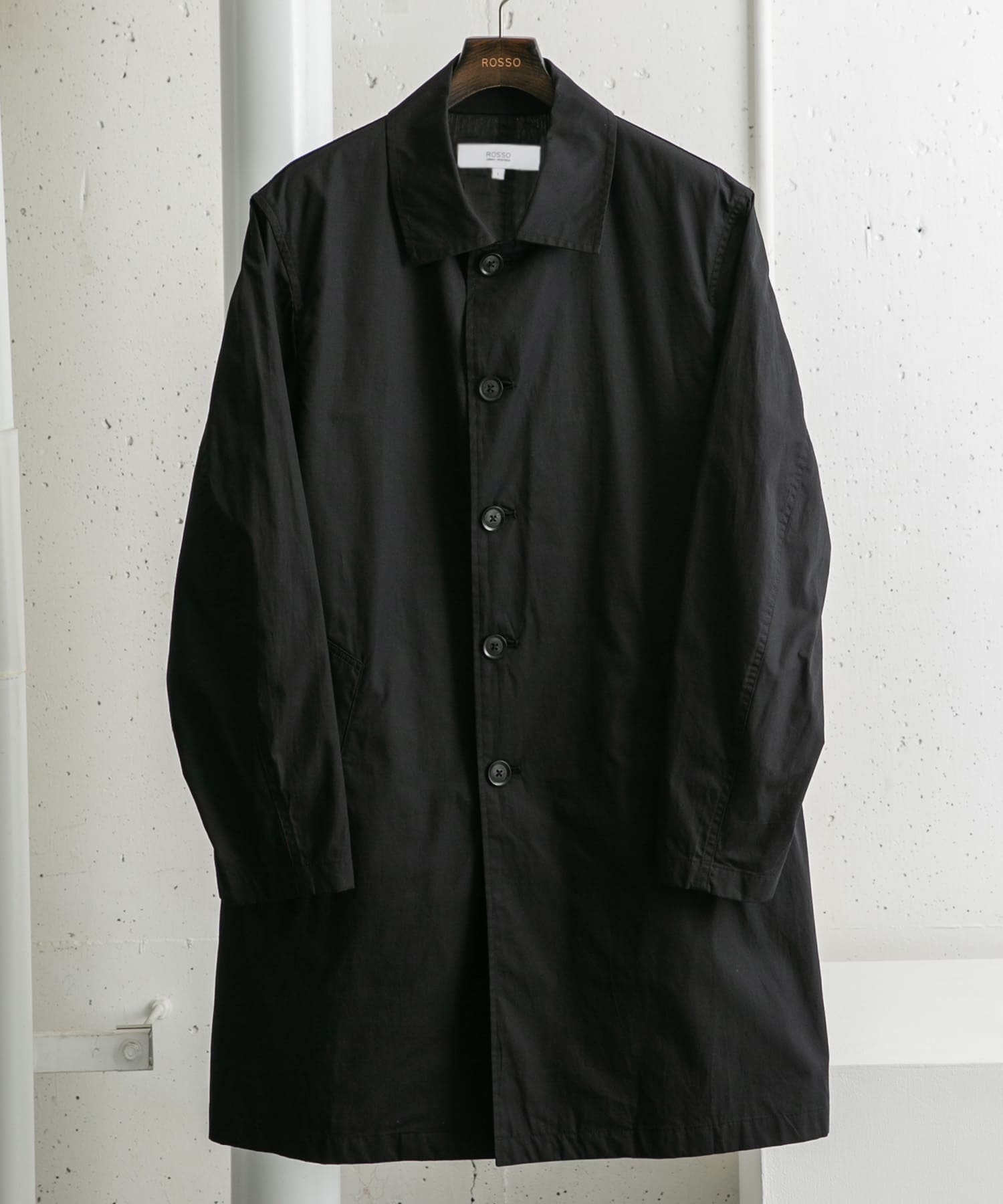 『撥水』『XLサイズあり』タイプライタースプリングコート BLACK L