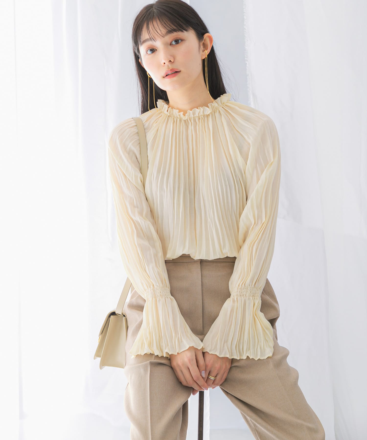 2WAYプリーツブラウス(FREE OFF WHITE): トップス｜URBAN RESEARCH公式