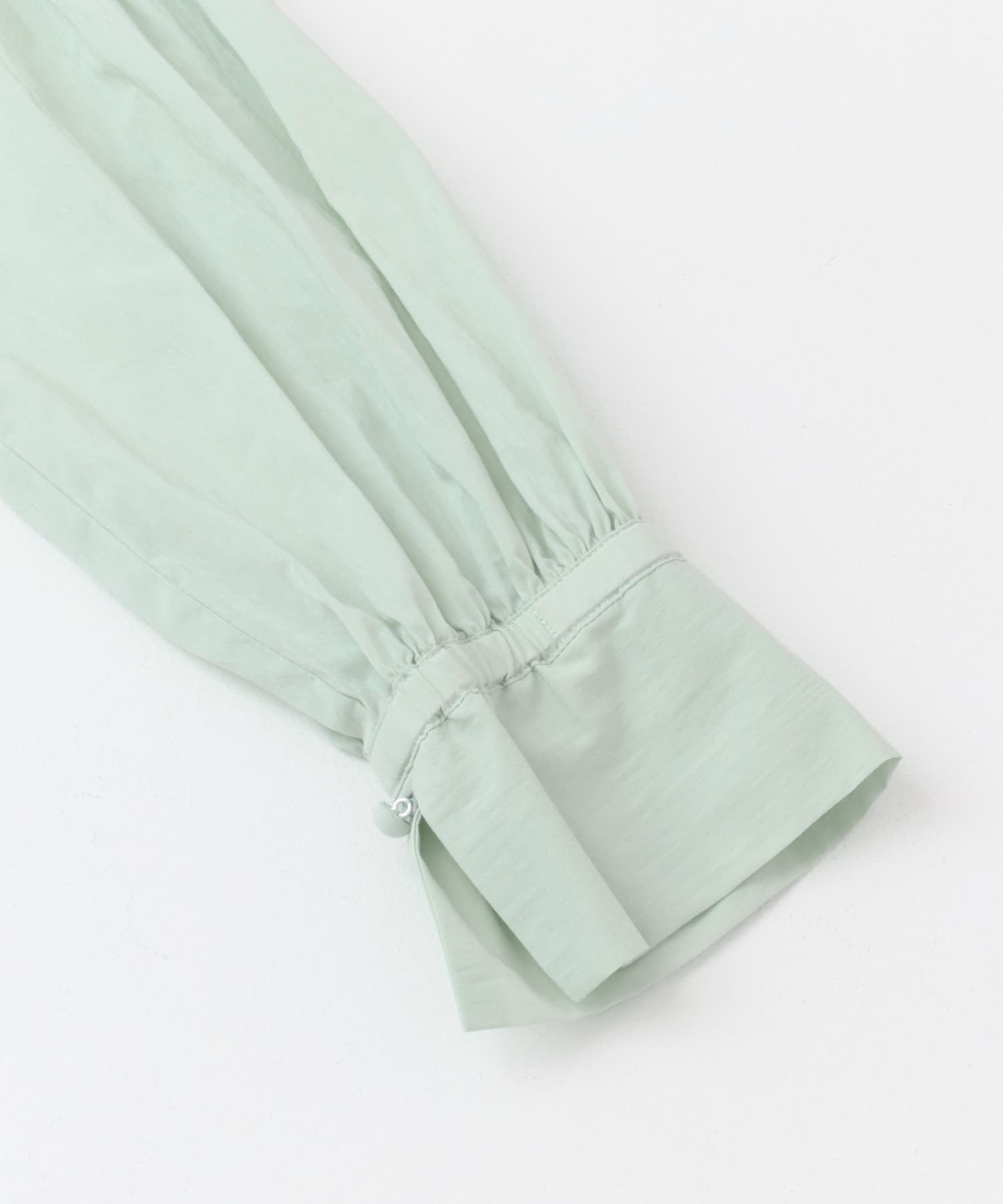 ボタンデザインショートシャツブラウス MINT FREE