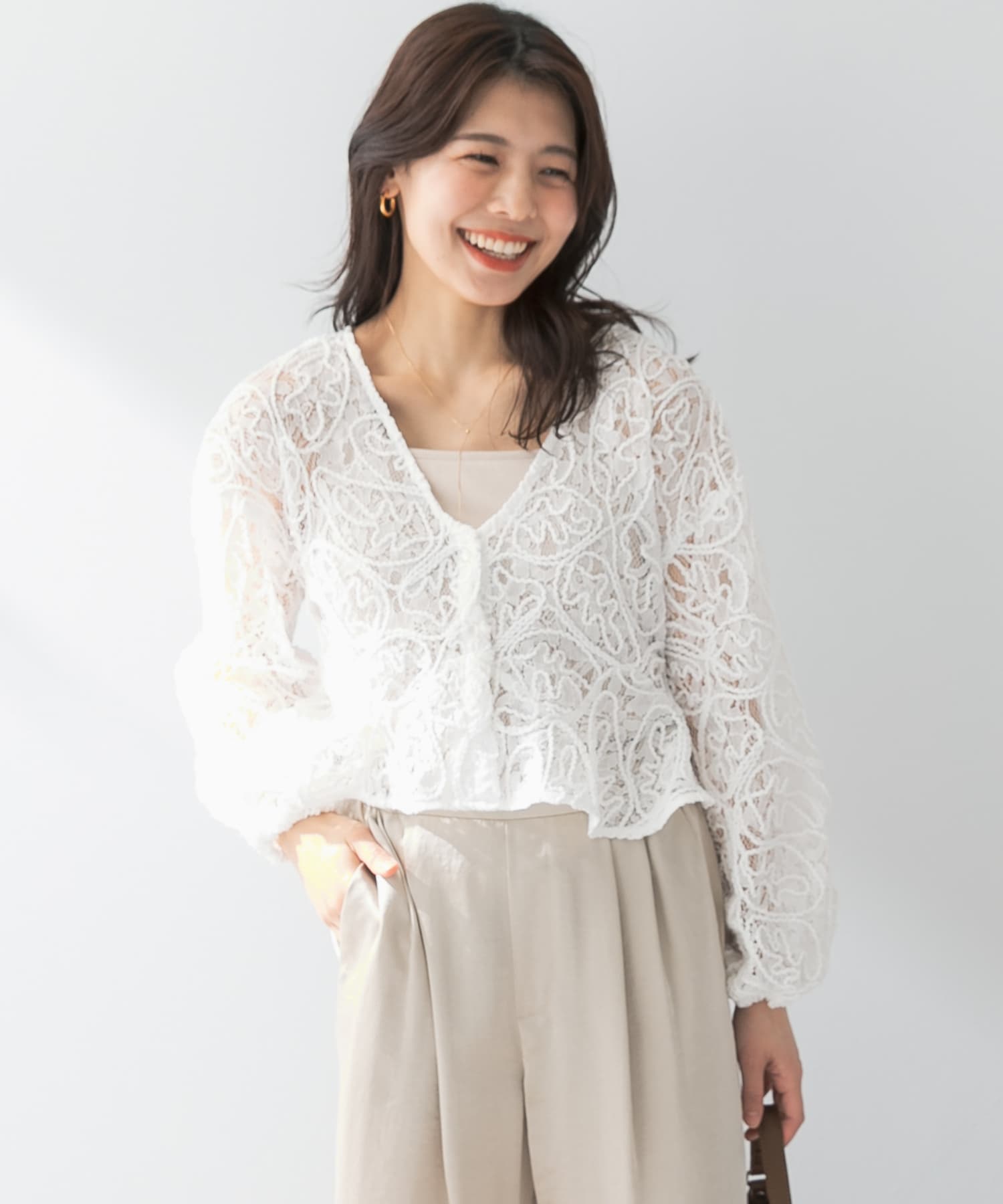 YENN(イエン) CAPRICIEUX LE'MAGEコードレスブラウス YENN(イエン
