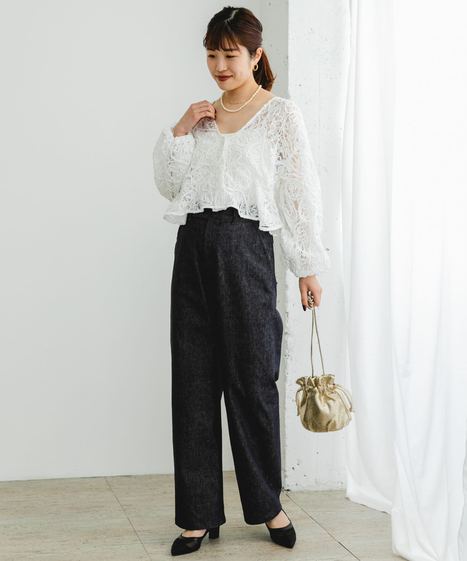 身長：163cm サイズ：FREE