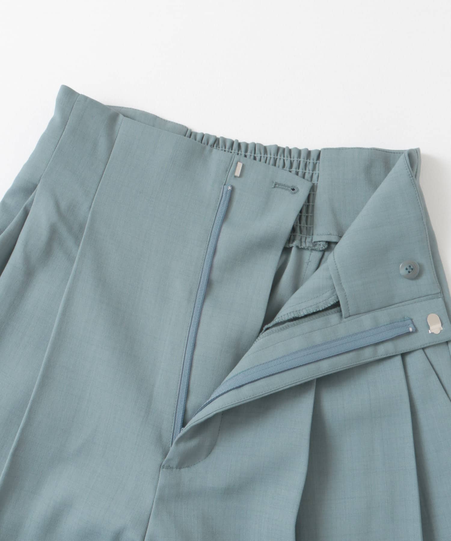 ハイウエストワイドパンツ blue 36