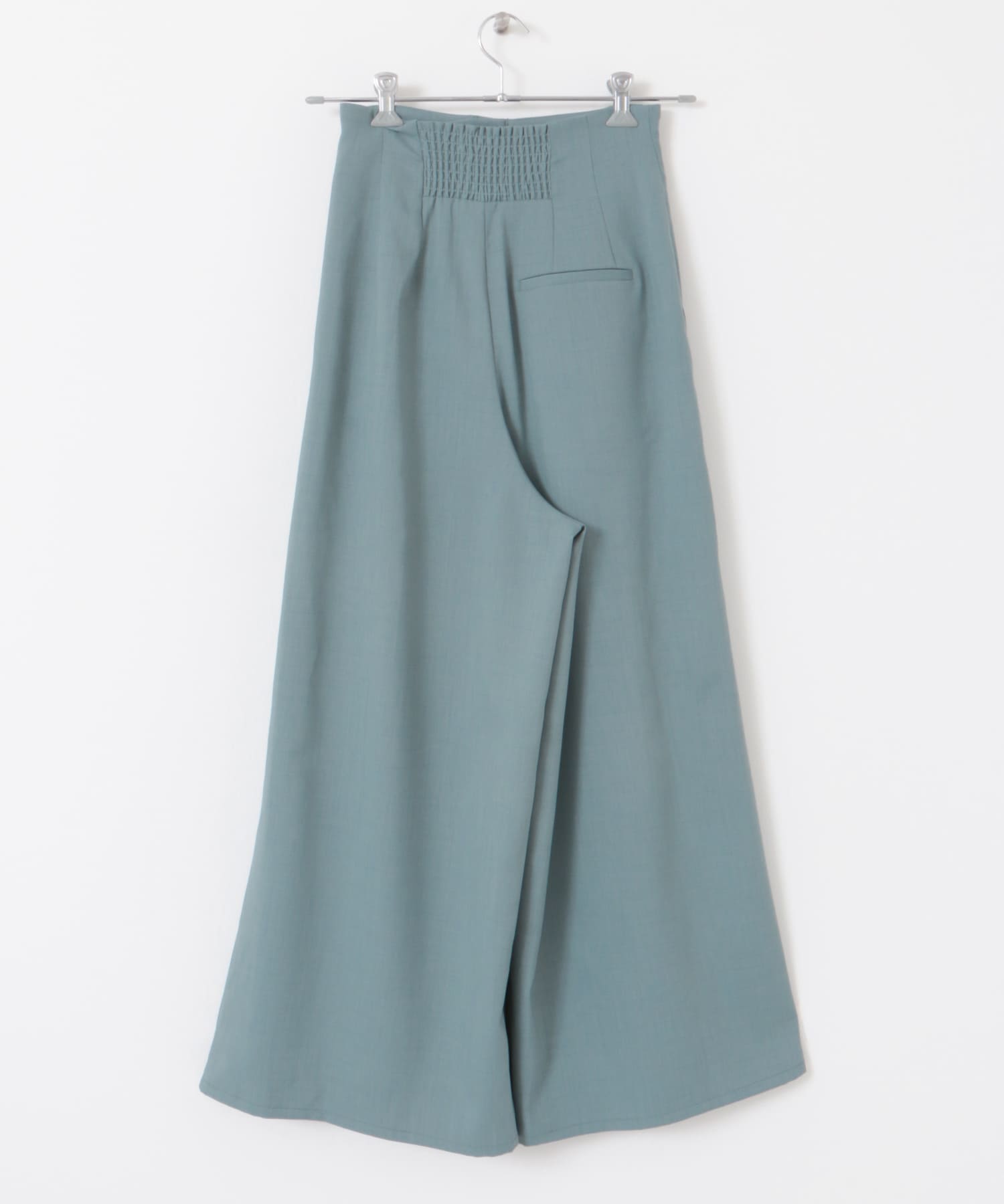 ハイウエストワイドパンツ blue 36