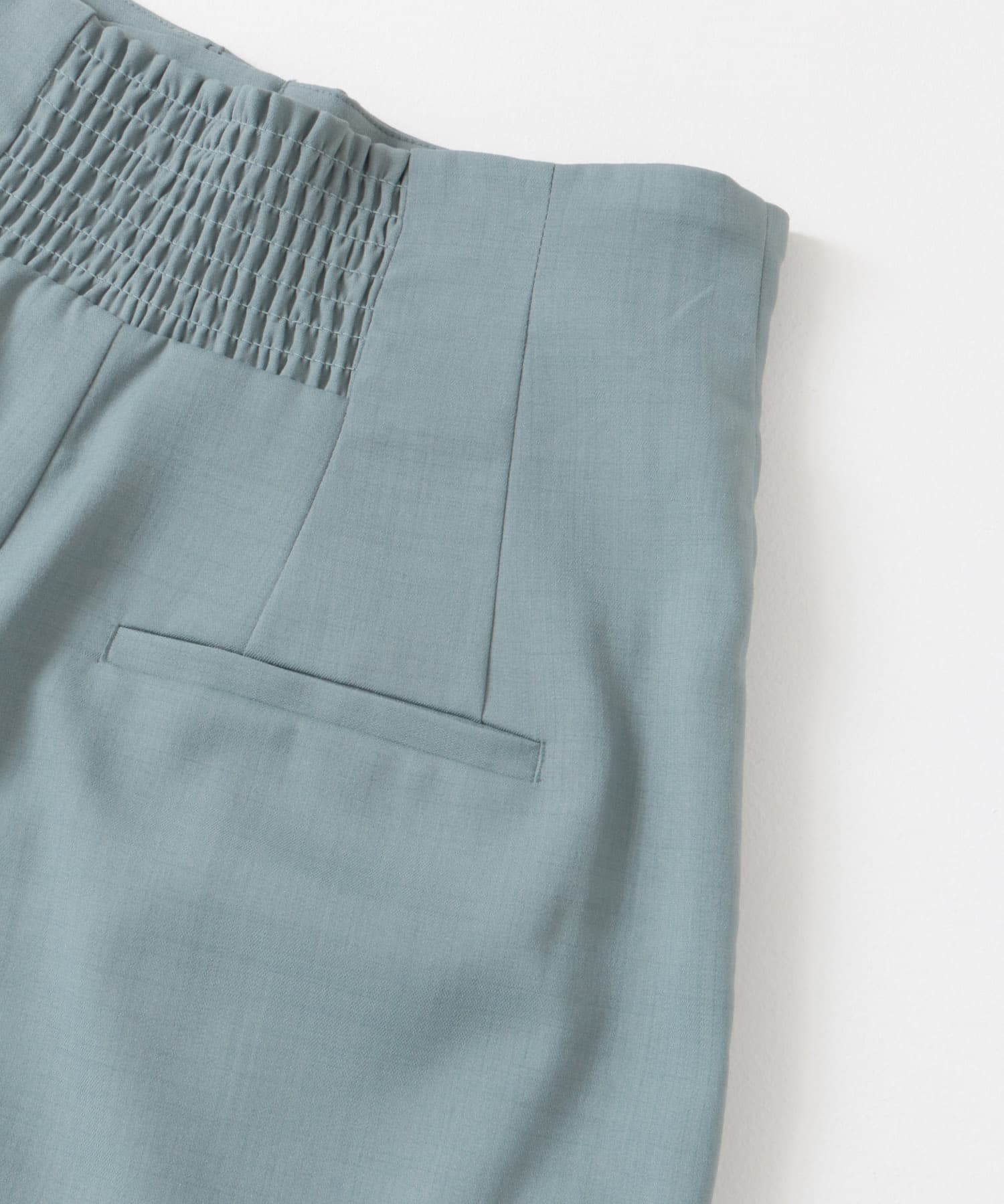 ハイウエストワイドパンツ blue 36