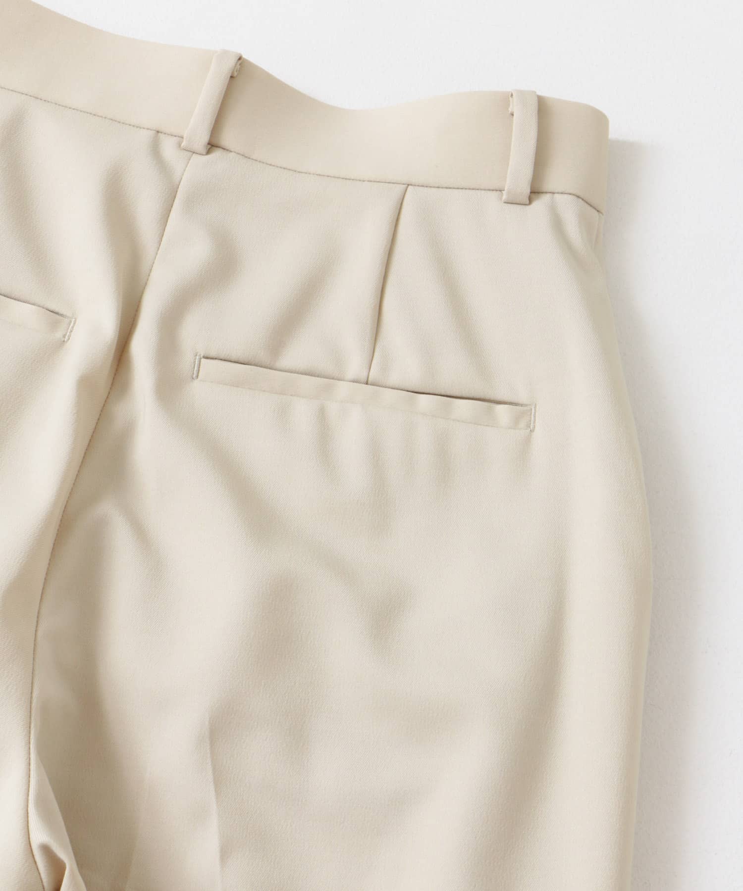 ハイウエストワイドスラックス L/BEIGE 34
