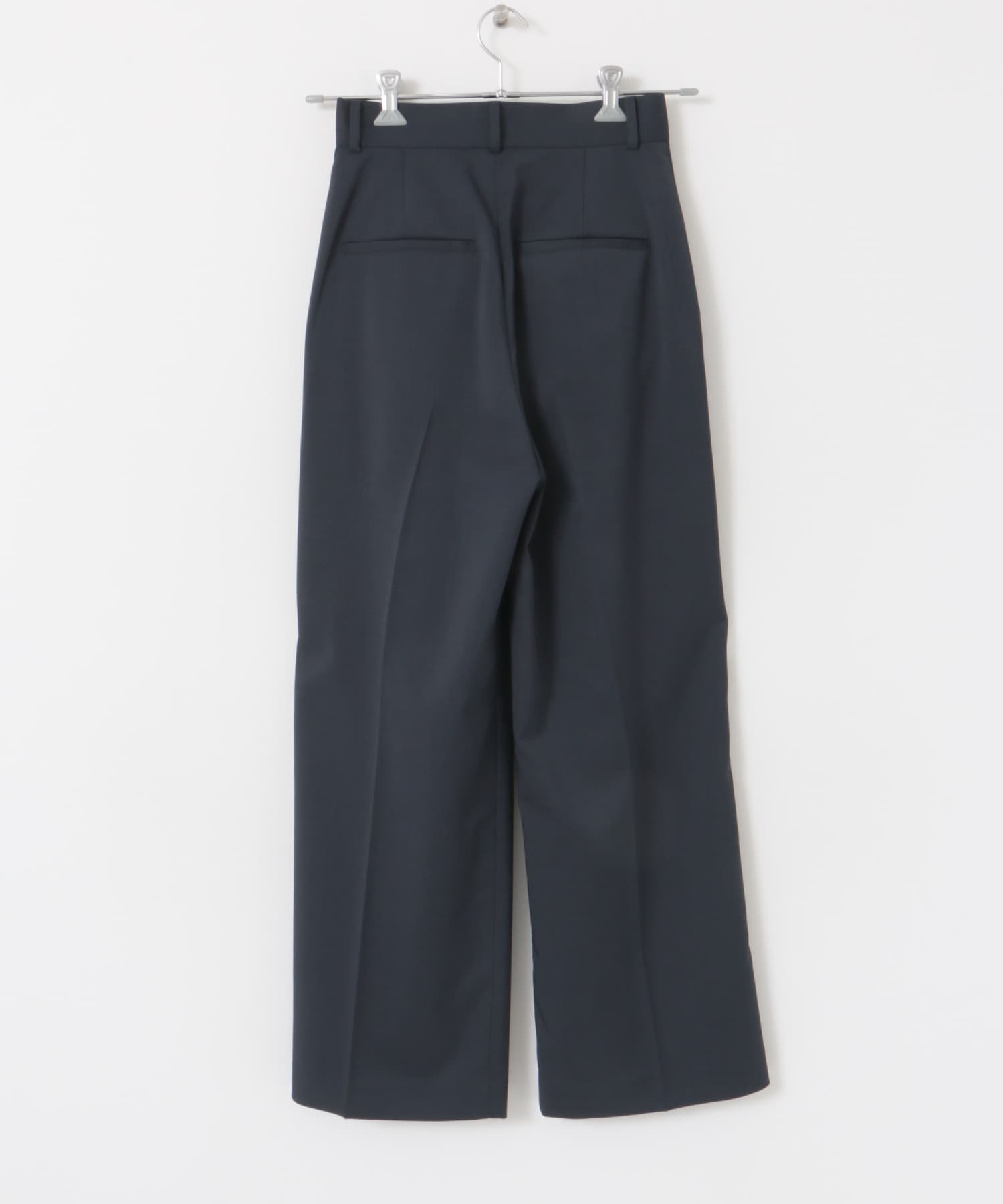 ハイウエストワイドスラックス NAVY 34