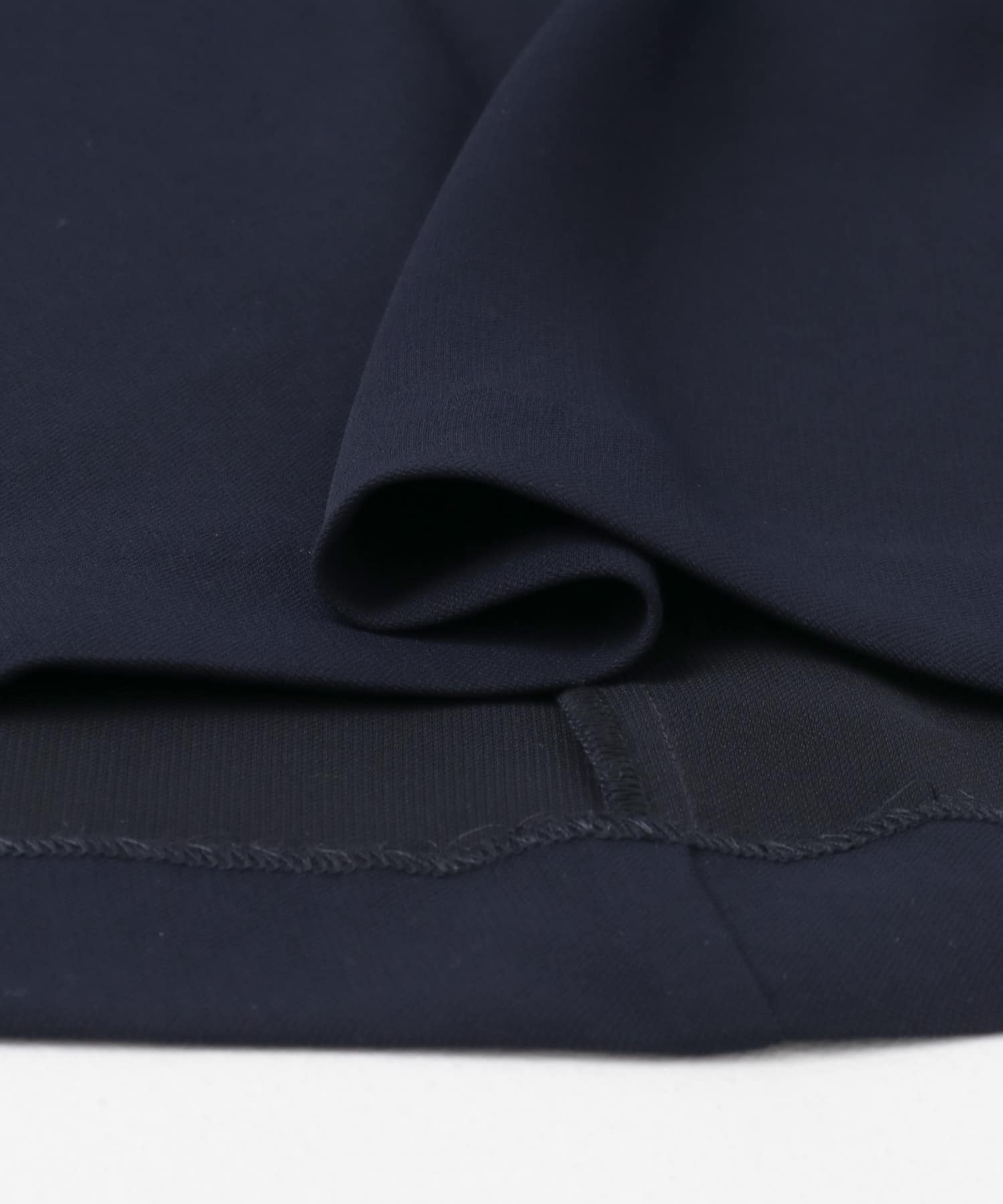 F by ROSSO　パール釦プリーツデザインワンピース NAVY FREE