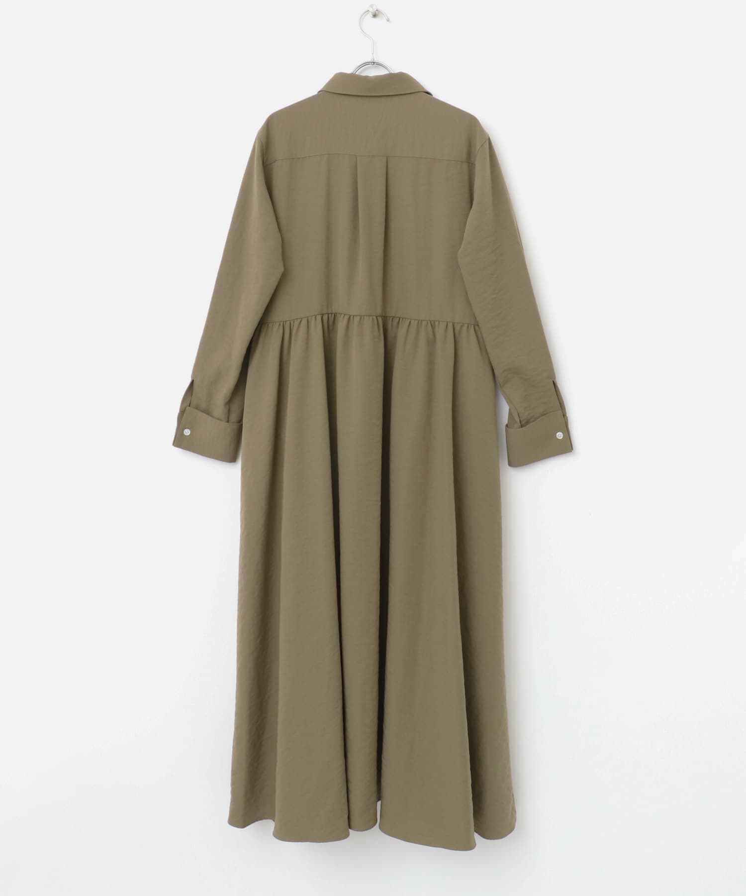 F by ROSSO　フラップデザインシャツワンピース KHAKI 36