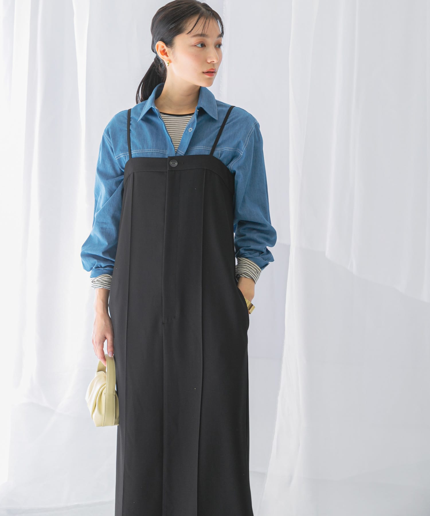 ストレートベアキャミワンピース(36 BEIGE): ワンピース｜URBAN