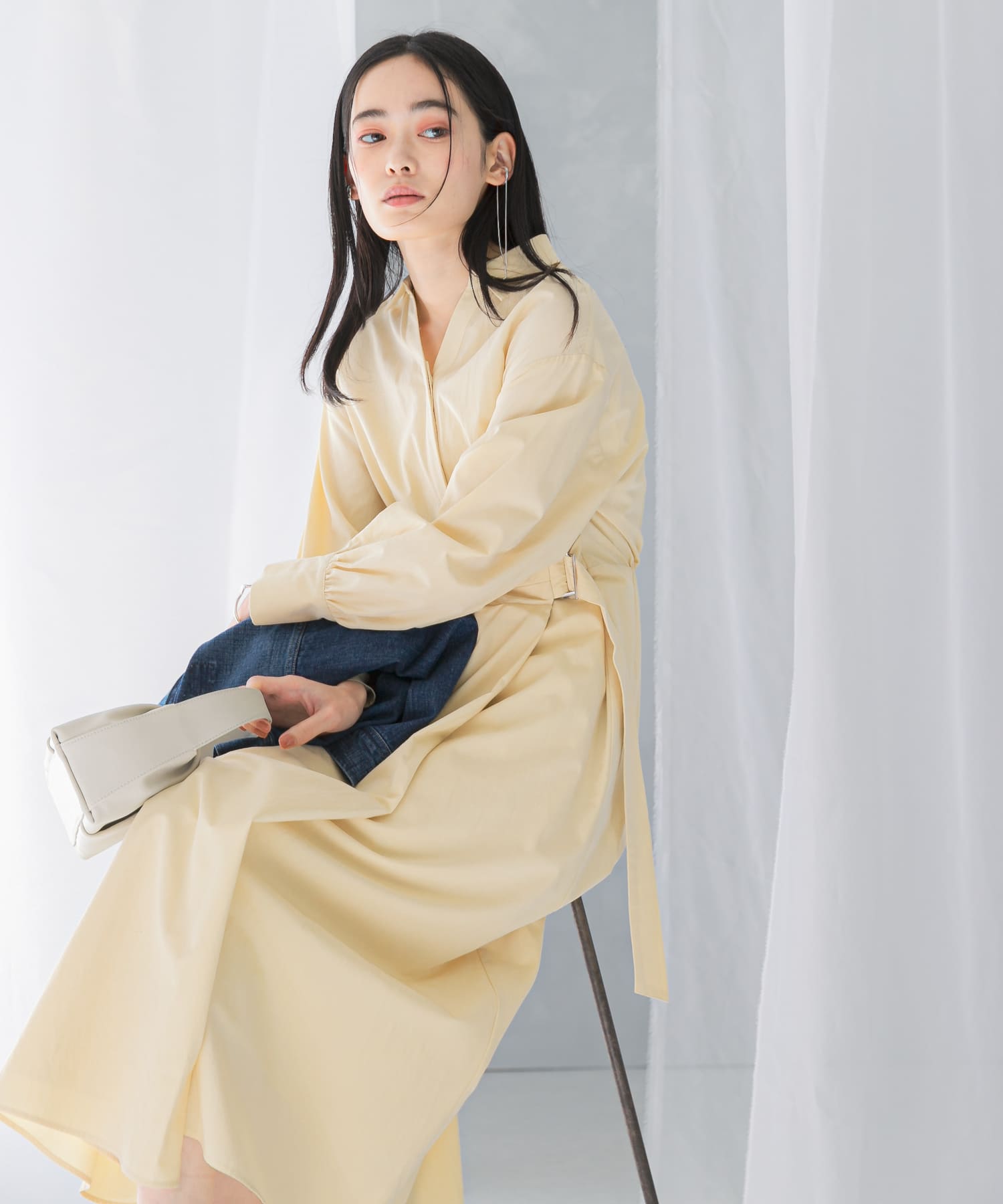 ラップデザインスキッパーワンピース