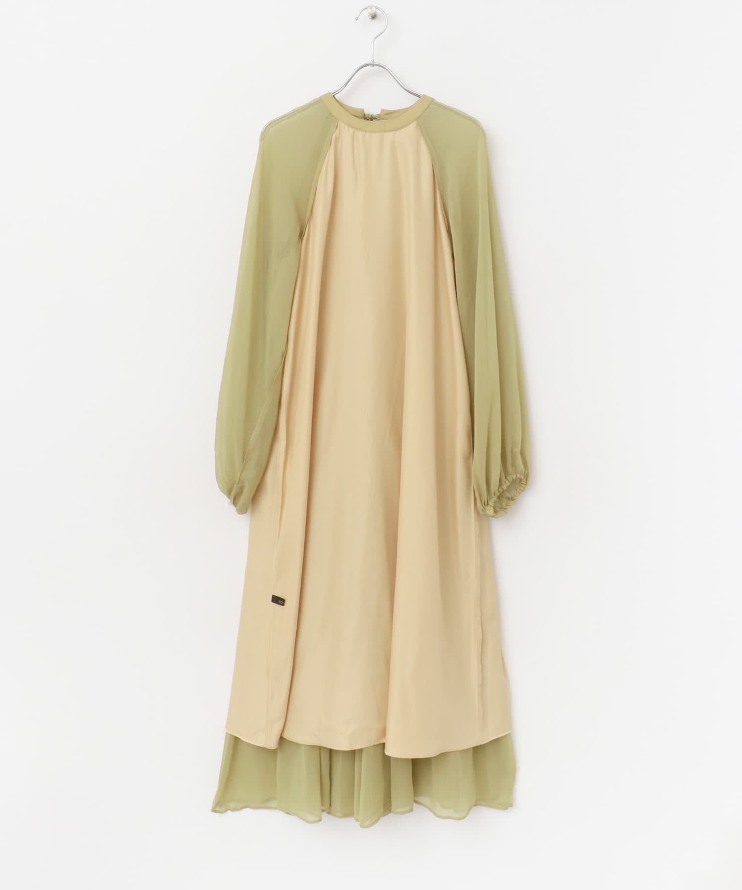 シアーティアードワンピース PISTACHIO FREE