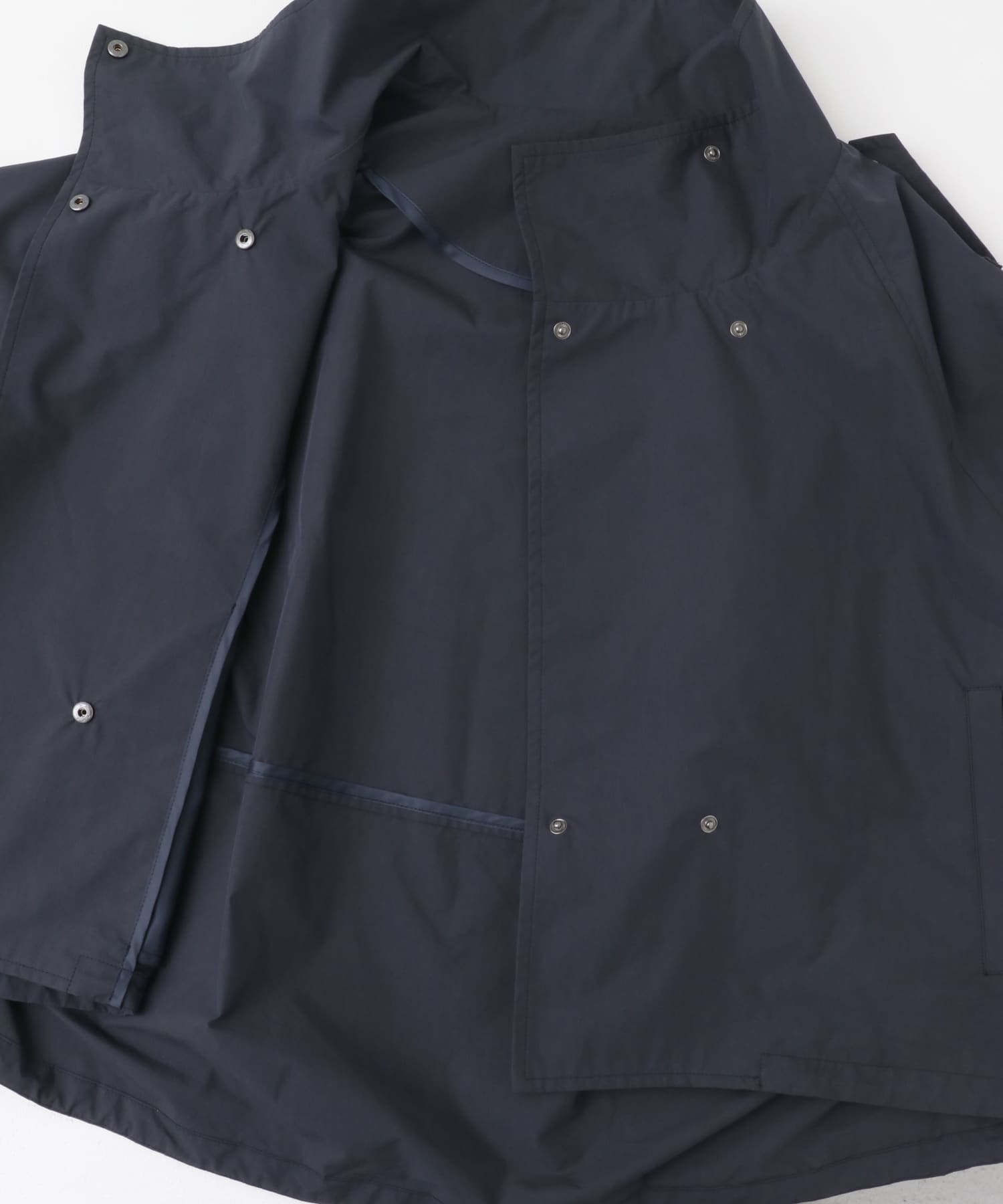 『撥水』スタンドカラーショートブルゾン darknavy FREE
