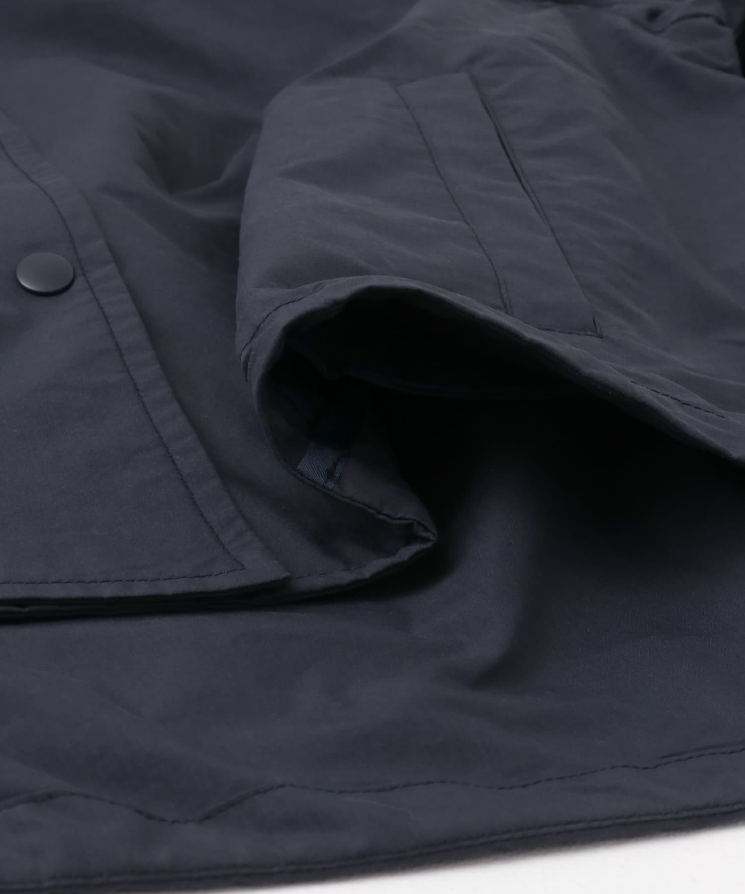 『撥水』スタンドカラーショートブルゾン darknavy FREE