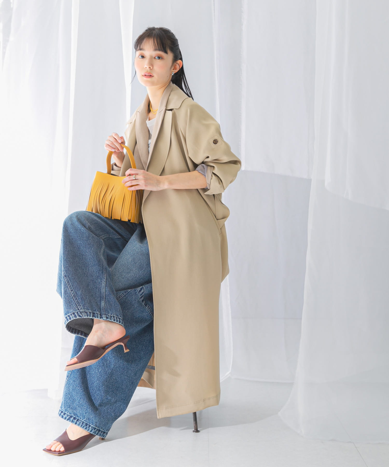 身長：165cm サイズ：FREE