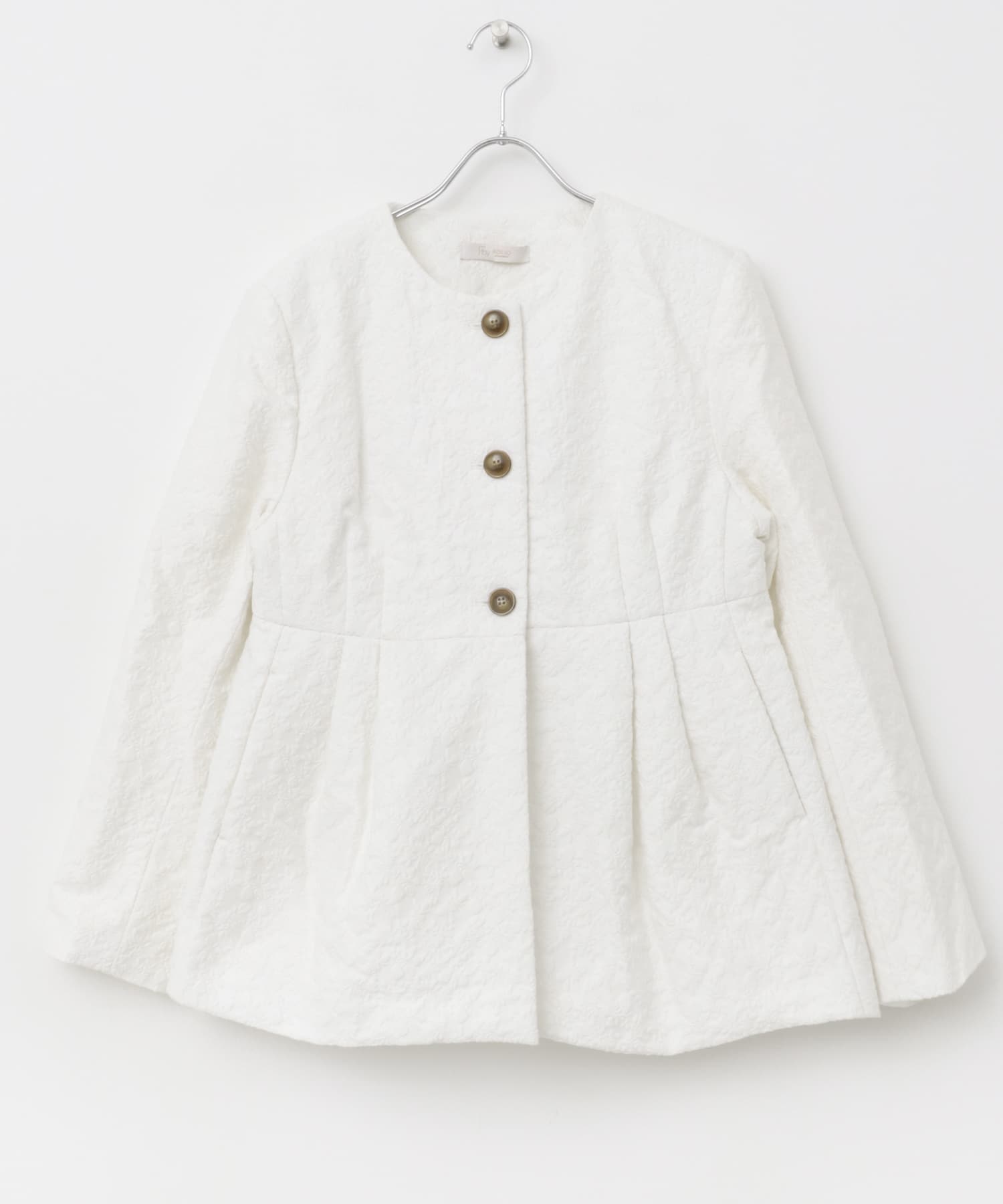F by ROSSO　ジャガード中綿ジャケット OFF WHITE FREE