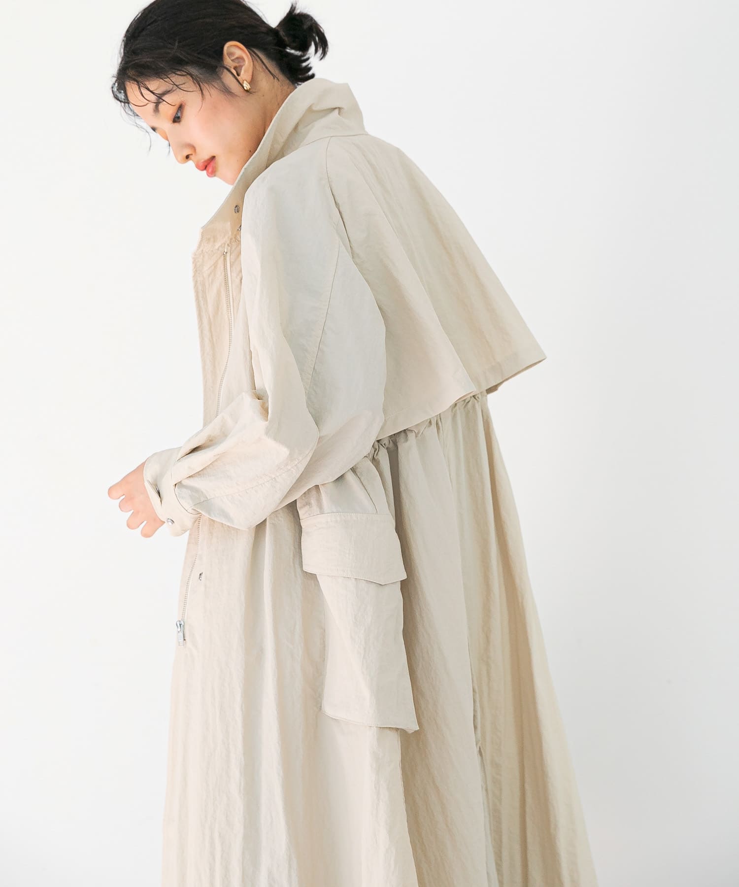 撥水ボリュームモッズコート(FREE BEIGE): アウター｜URBAN RESEARCH