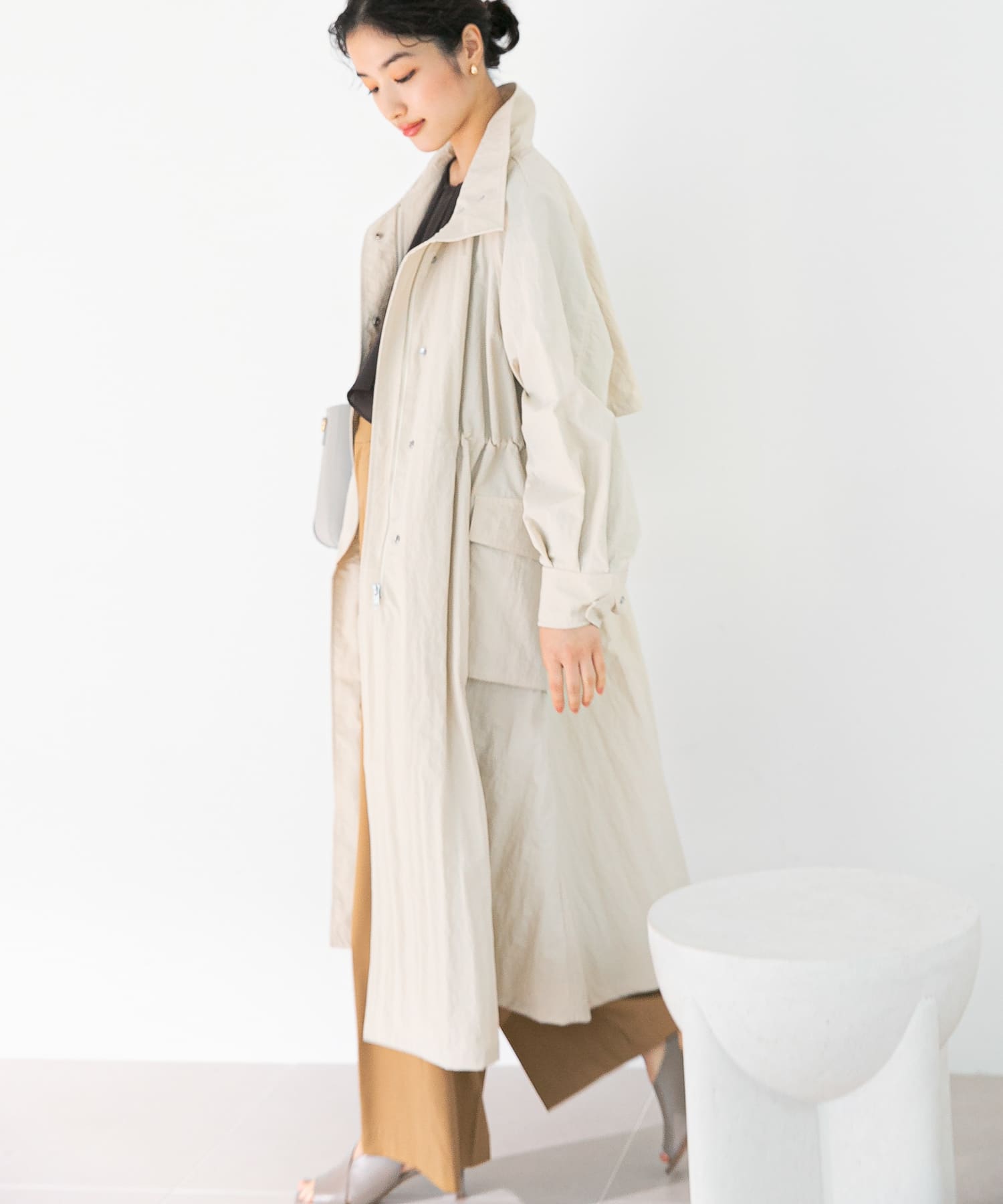 撥水ボリュームモッズコート(FREE BEIGE): アウター｜URBAN RESEARCH