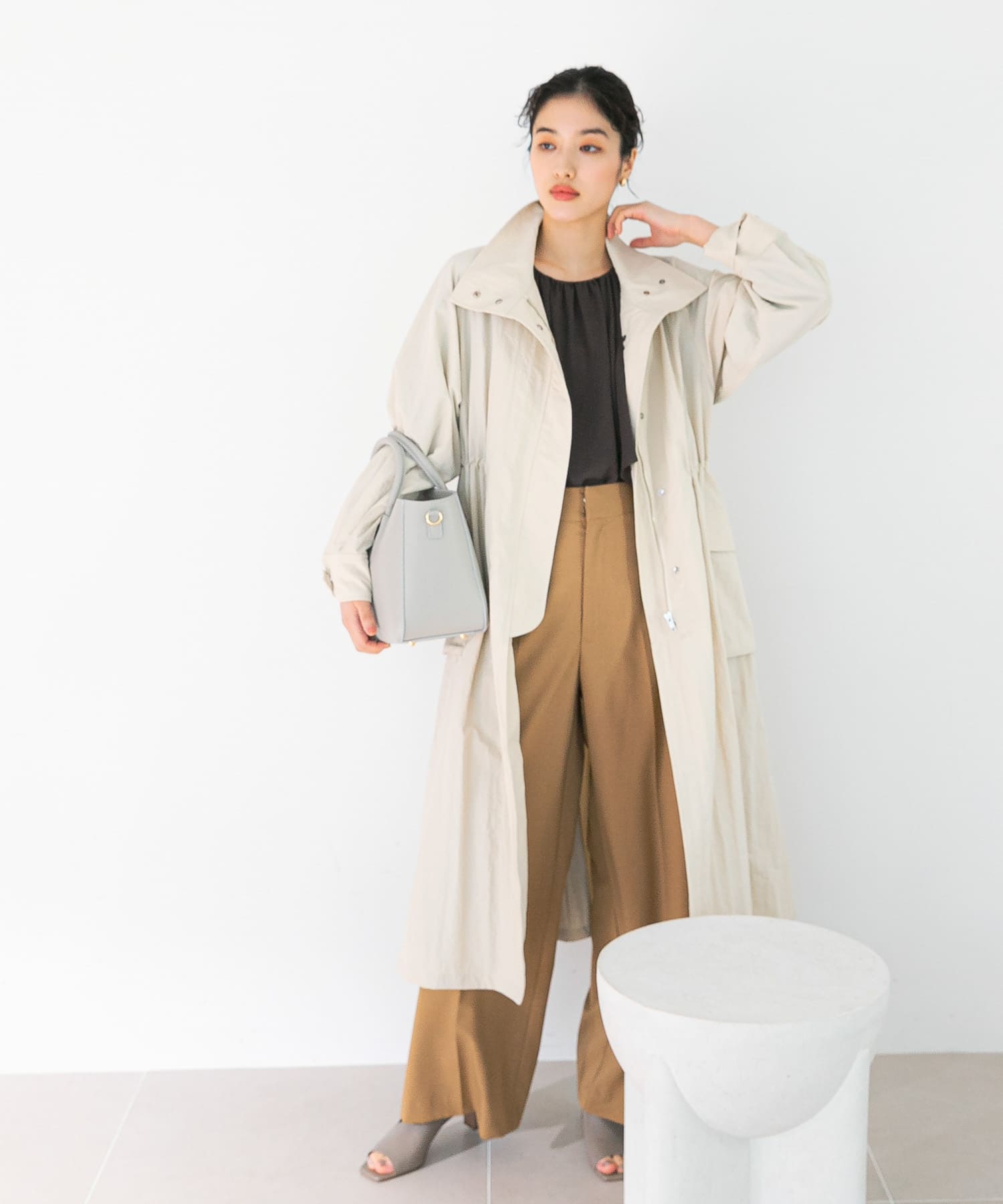 撥水ボリュームモッズコート(FREE BEIGE): アウター｜URBAN RESEARCH