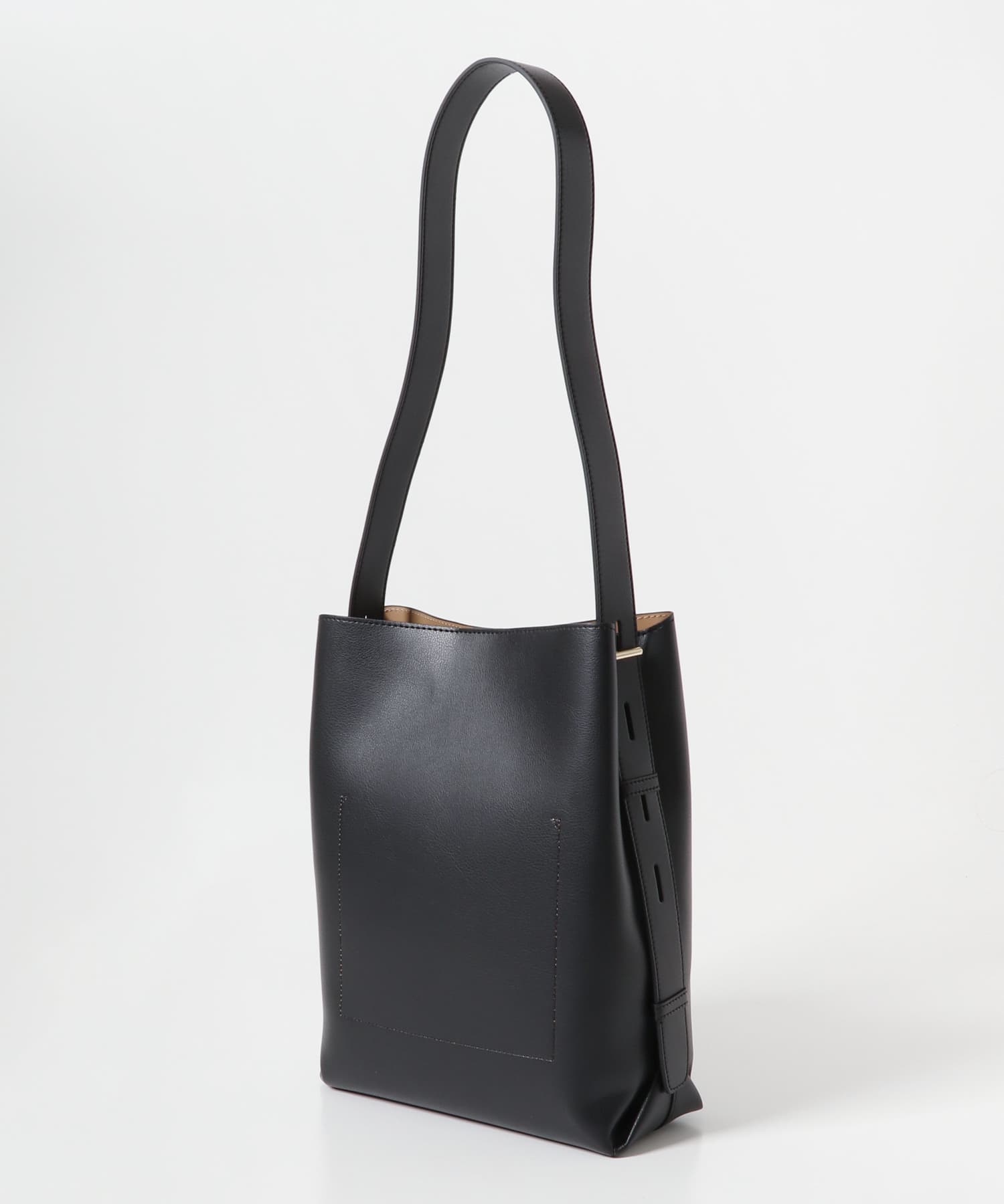 ワンショルダートートバッグ BLACK -